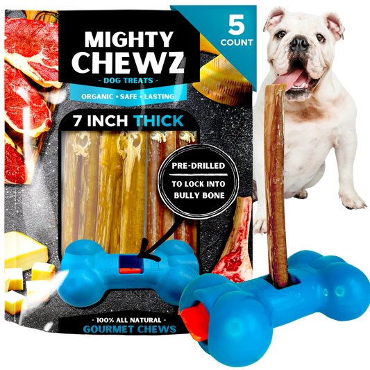 7" Thick Bully Sticks - Bully Bone Included-0