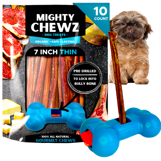 7" Thin Bully Sticks - Bully Bone Included-0
