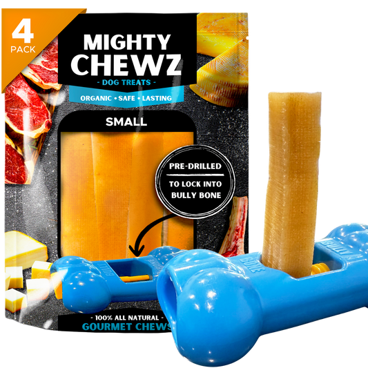 4 Pack Small Yak Cheese - Bully Bone Pro Included-0