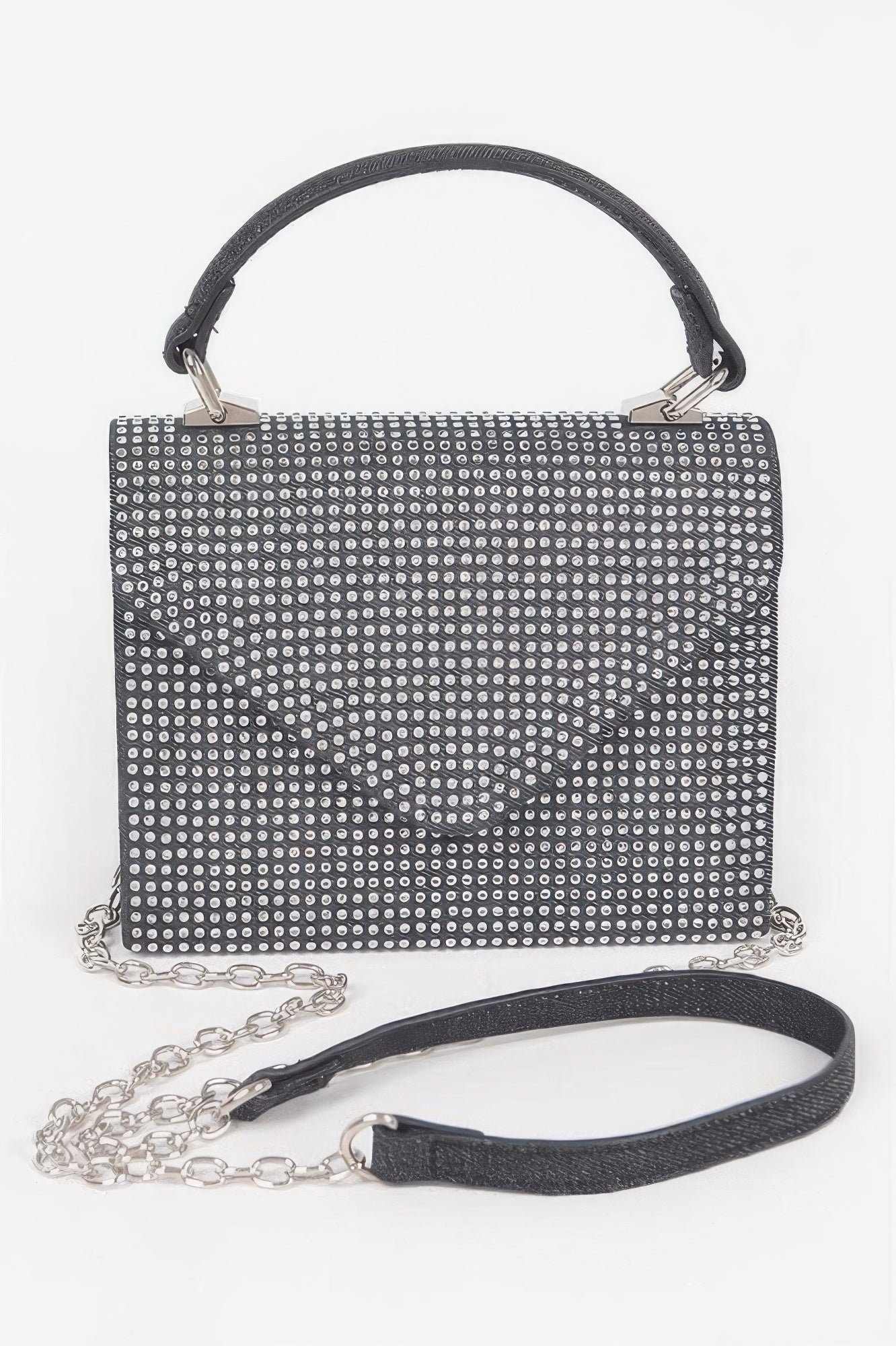 MEATPACKING Hot Fix Stone Denim Top Handle Bag: BYMANYC ® New York-0