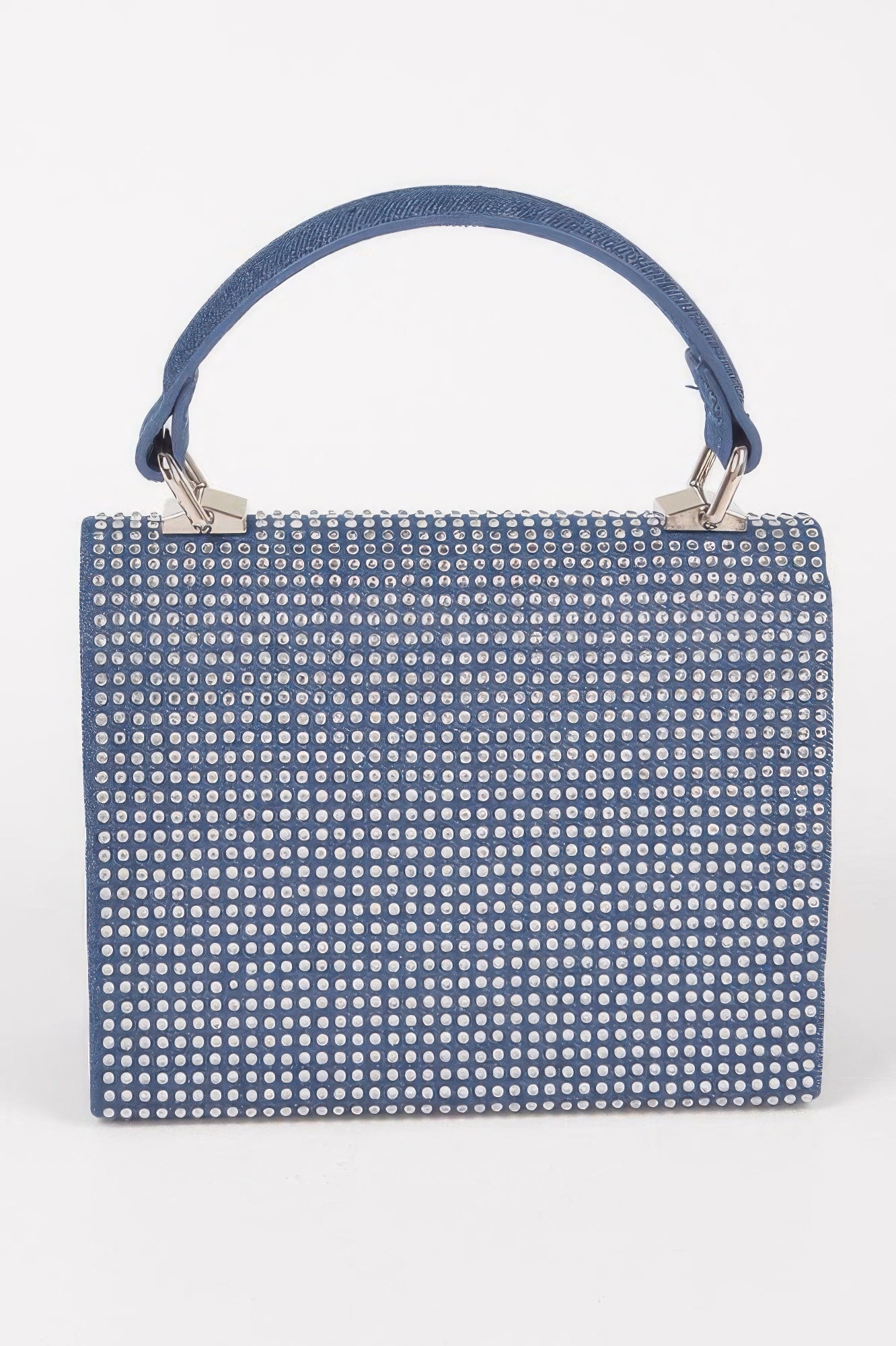 MEATPACKING Hot Fix Stone Denim Top Handle Bag: BYMANYC ® New York-4