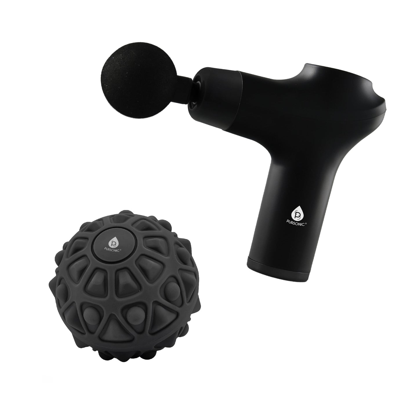 3-Speed Massage Gun & Pursonic Vibrating Massage Ball-0