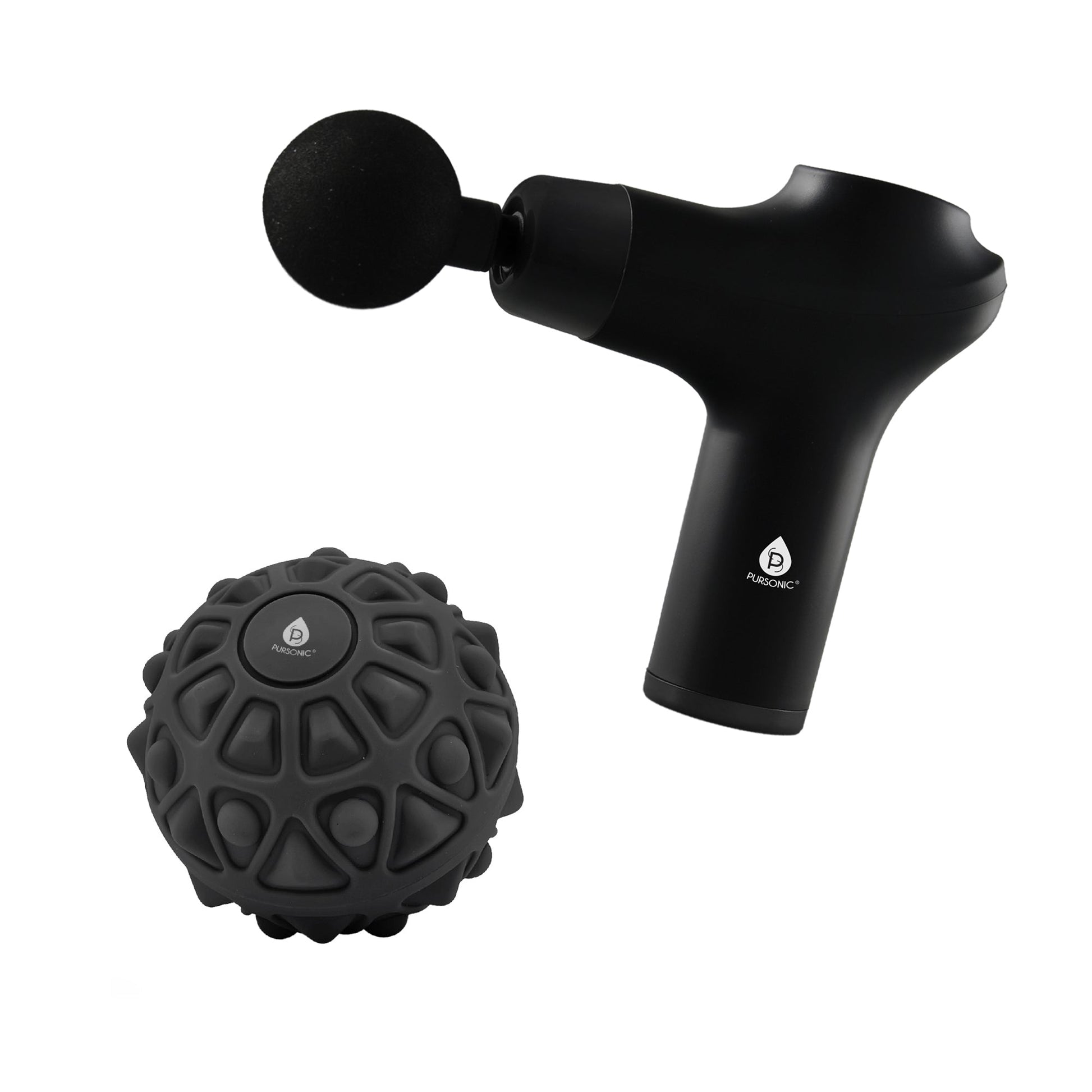 3-Speed Massage Gun & Pursonic Vibrating Massage Ball-0