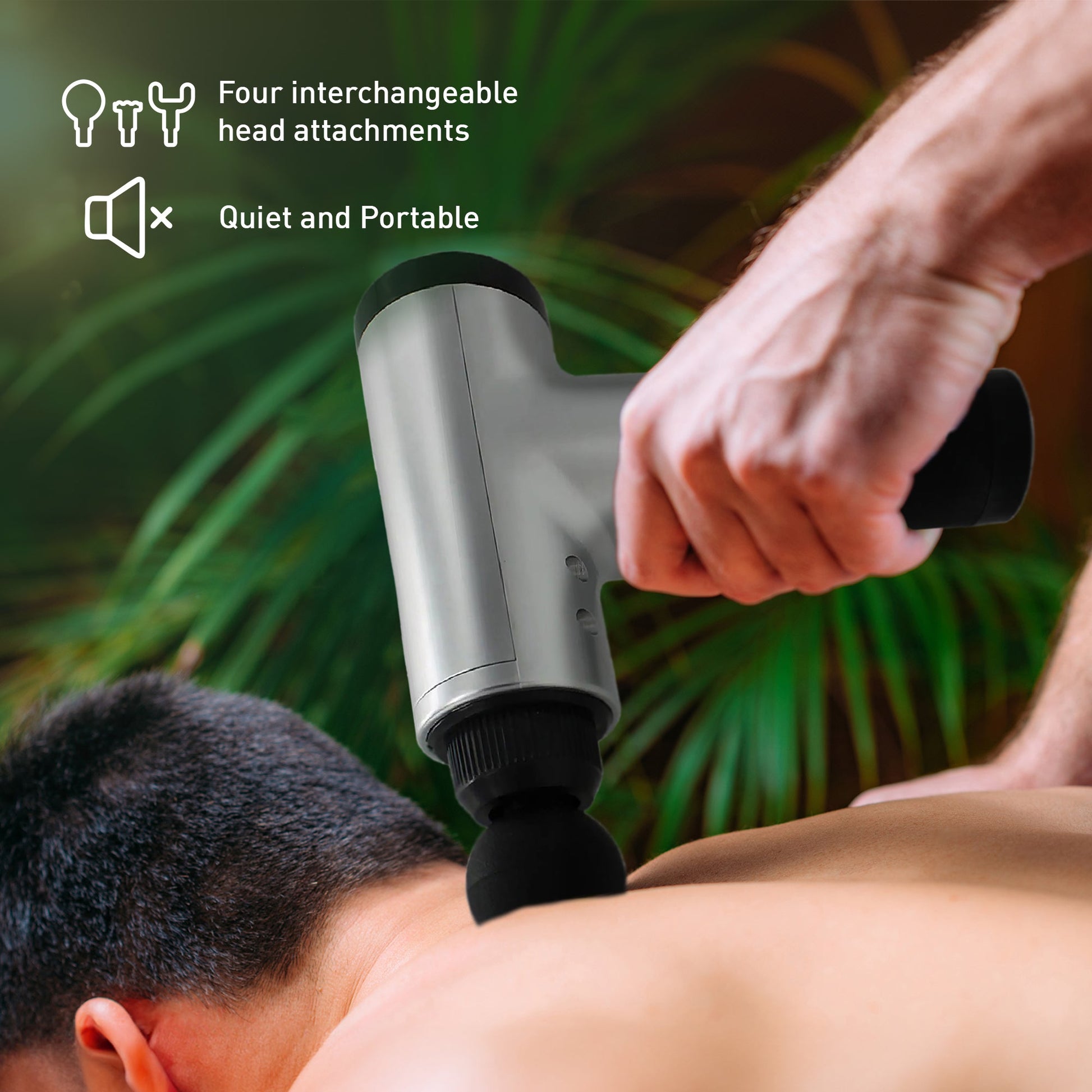 Ultimate Muscle Recovery & Pain Relief Bundle: 6 Speed Massage Gun & Electric Heating Pad-2