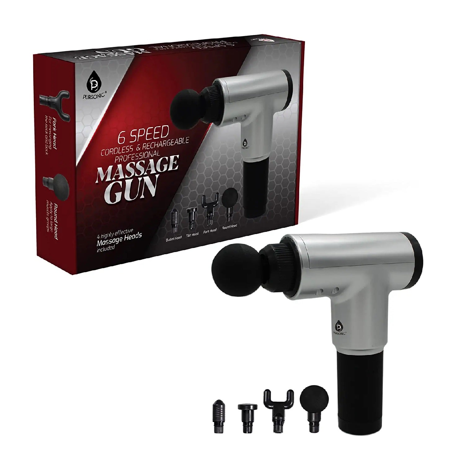 Total Self-Care System – Heated Foot Spa, Percussion Massage Gun & 7-Color LED Beauty Mask-4