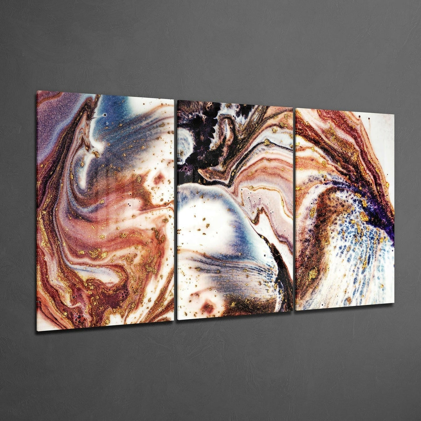 Dance of Colors Glass Wall Art