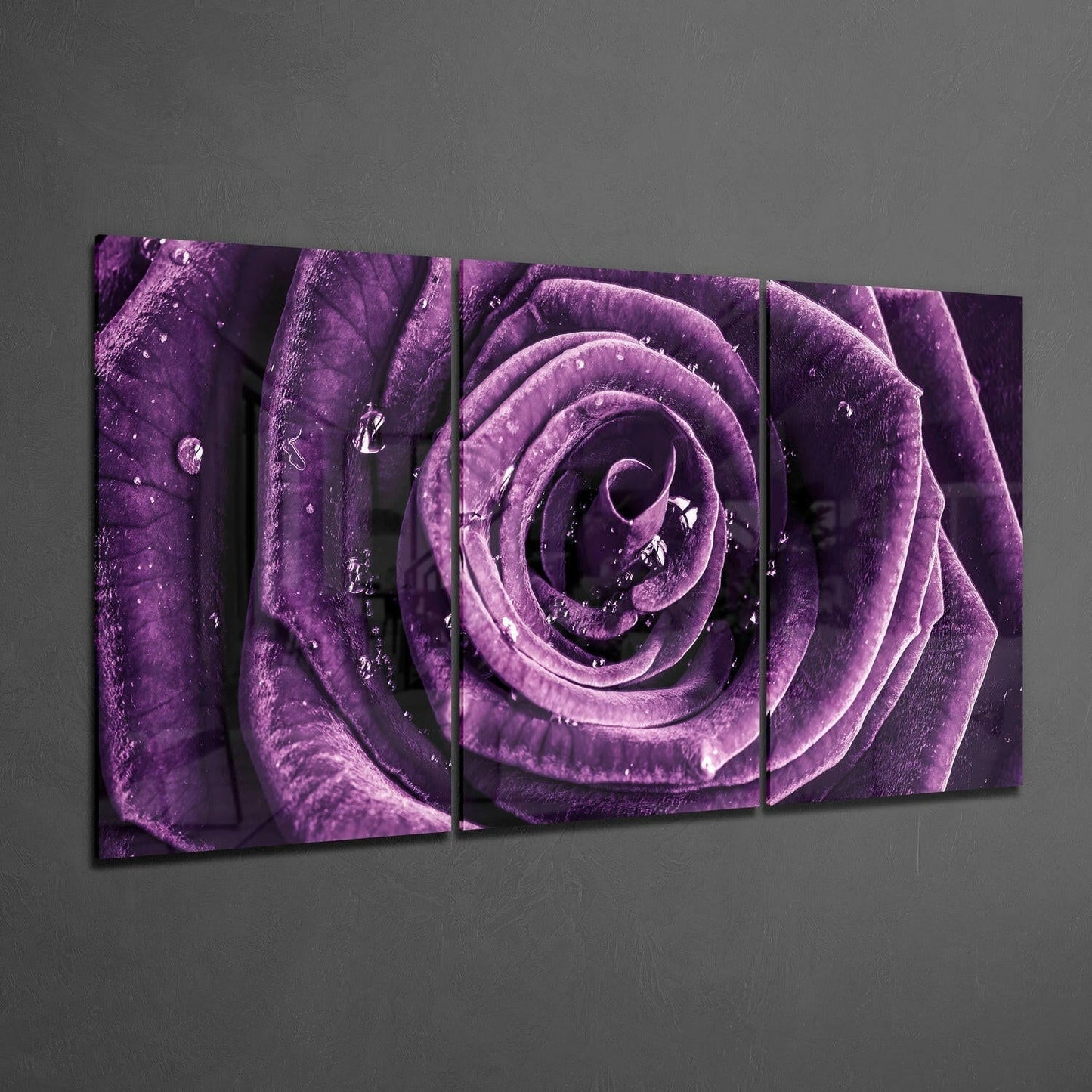 Rose Glass Wall Art