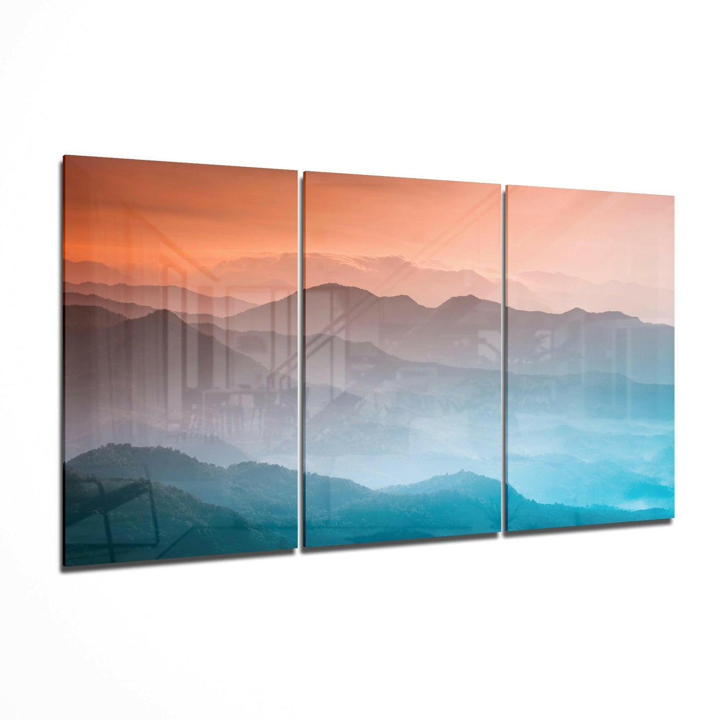 Mountains Glass Art