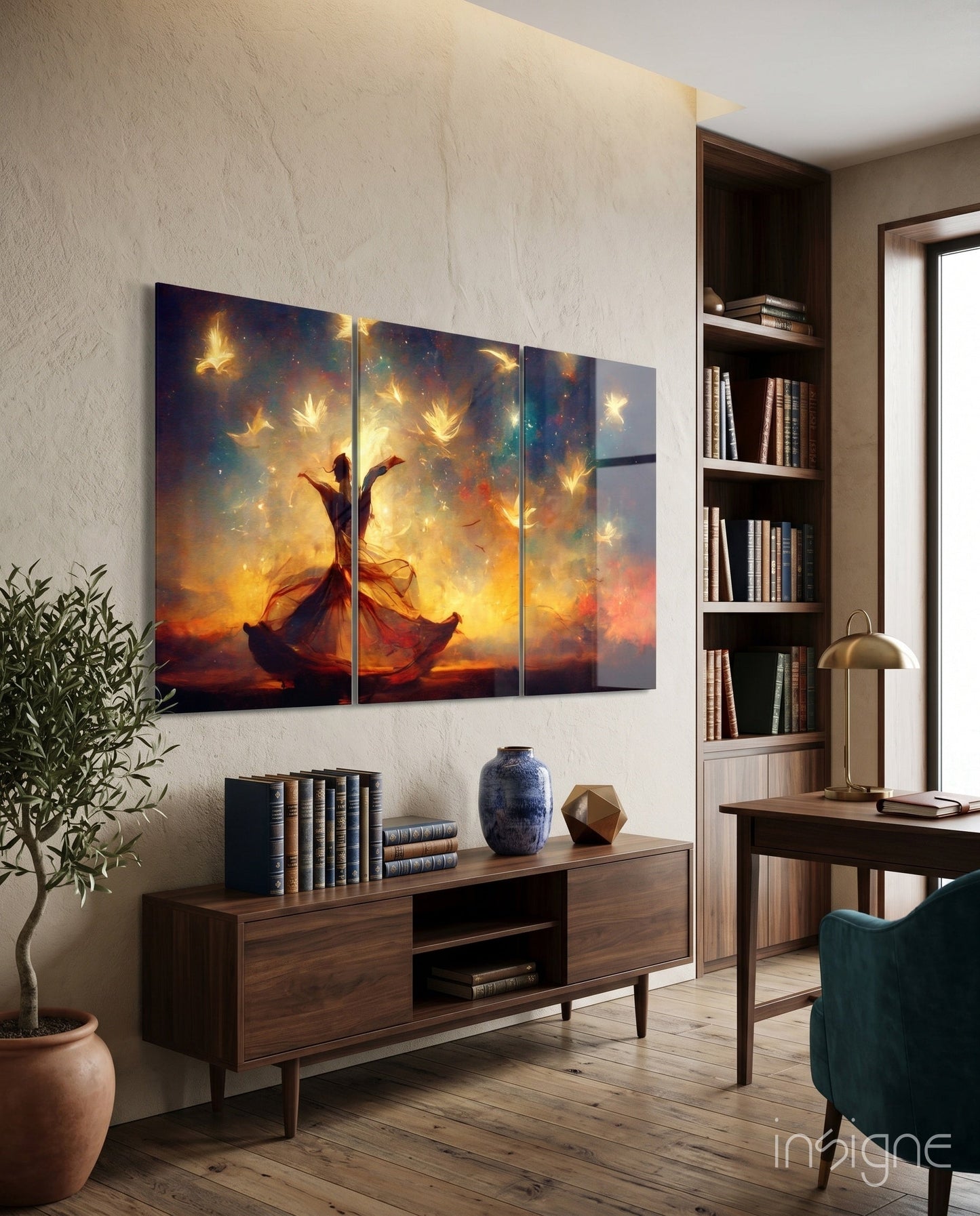 Under the Stars Glass Wall Art