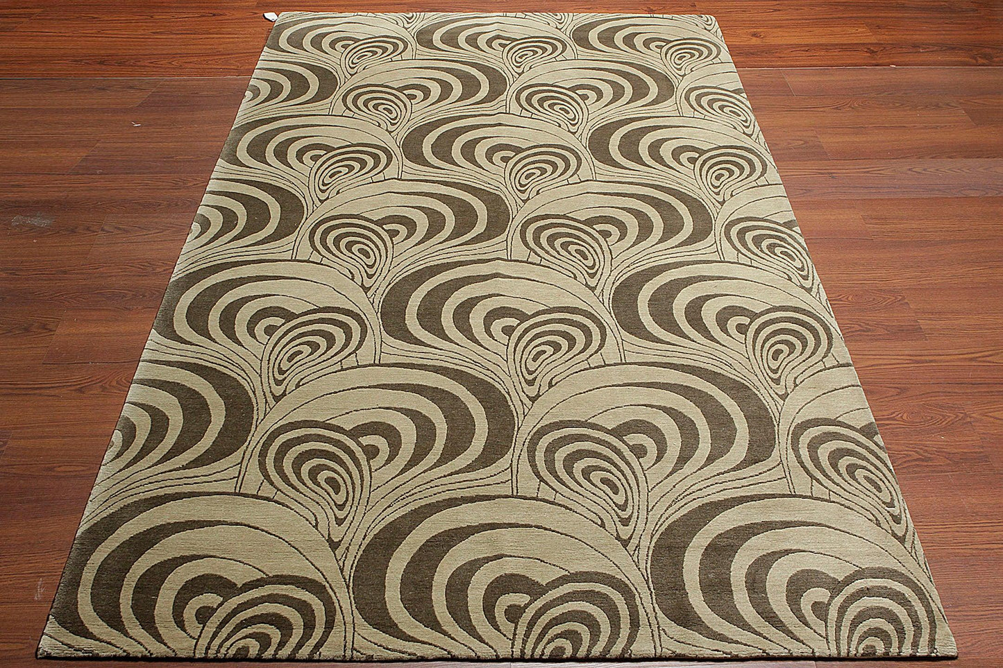 Hand Knotted 100% Wool Traditional Tibetan Oriental Area Rug 6'3" x 8'10"-2
