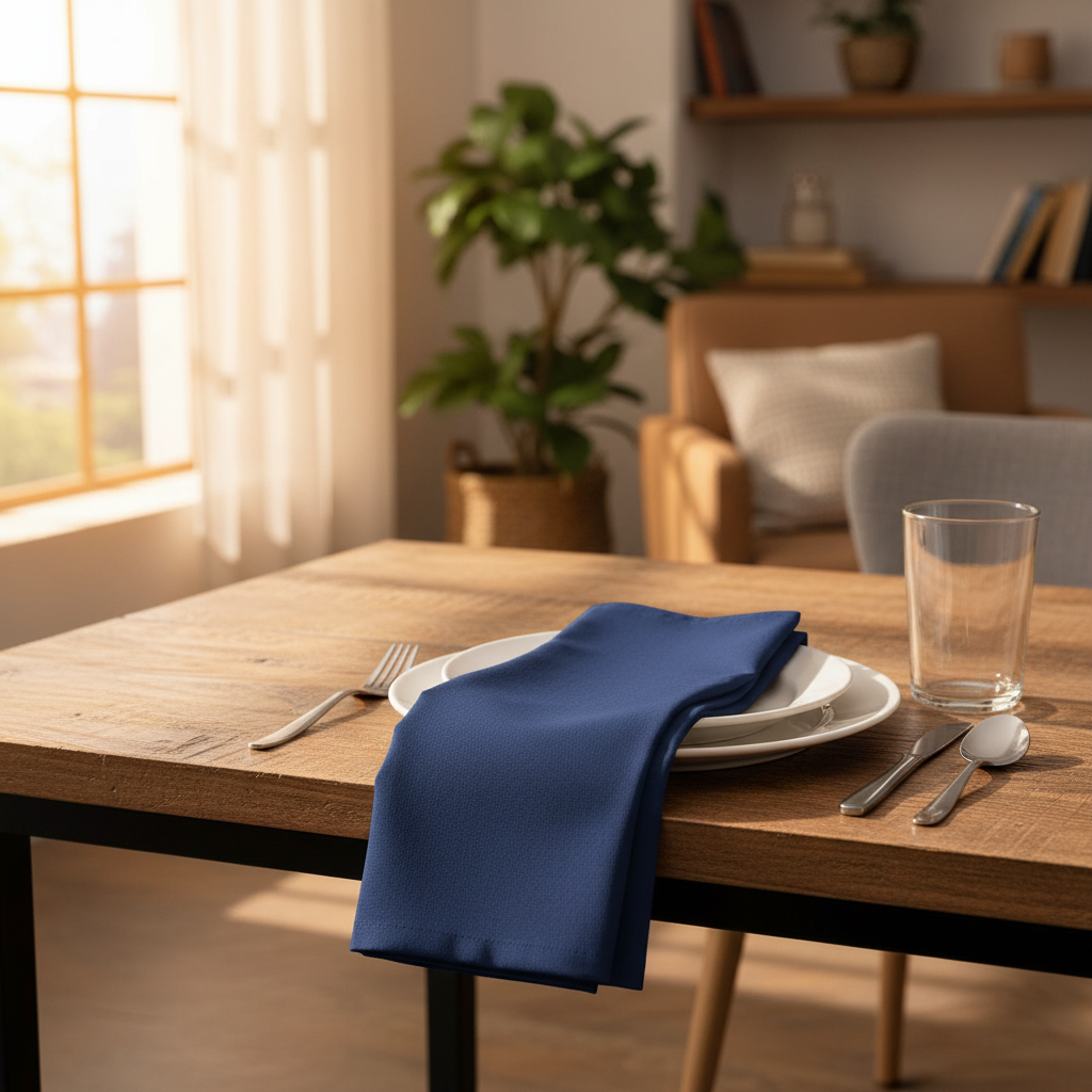 MJS 100% Spun Polyester 2 PLY Table Linens Napkins-16