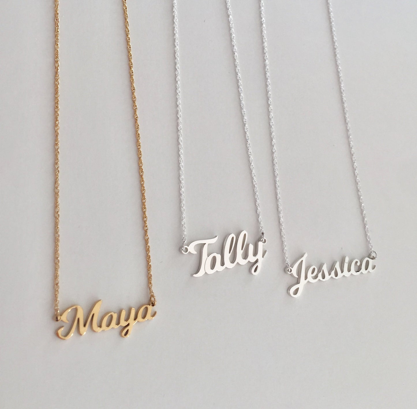 Olivia Nameplate Necklace