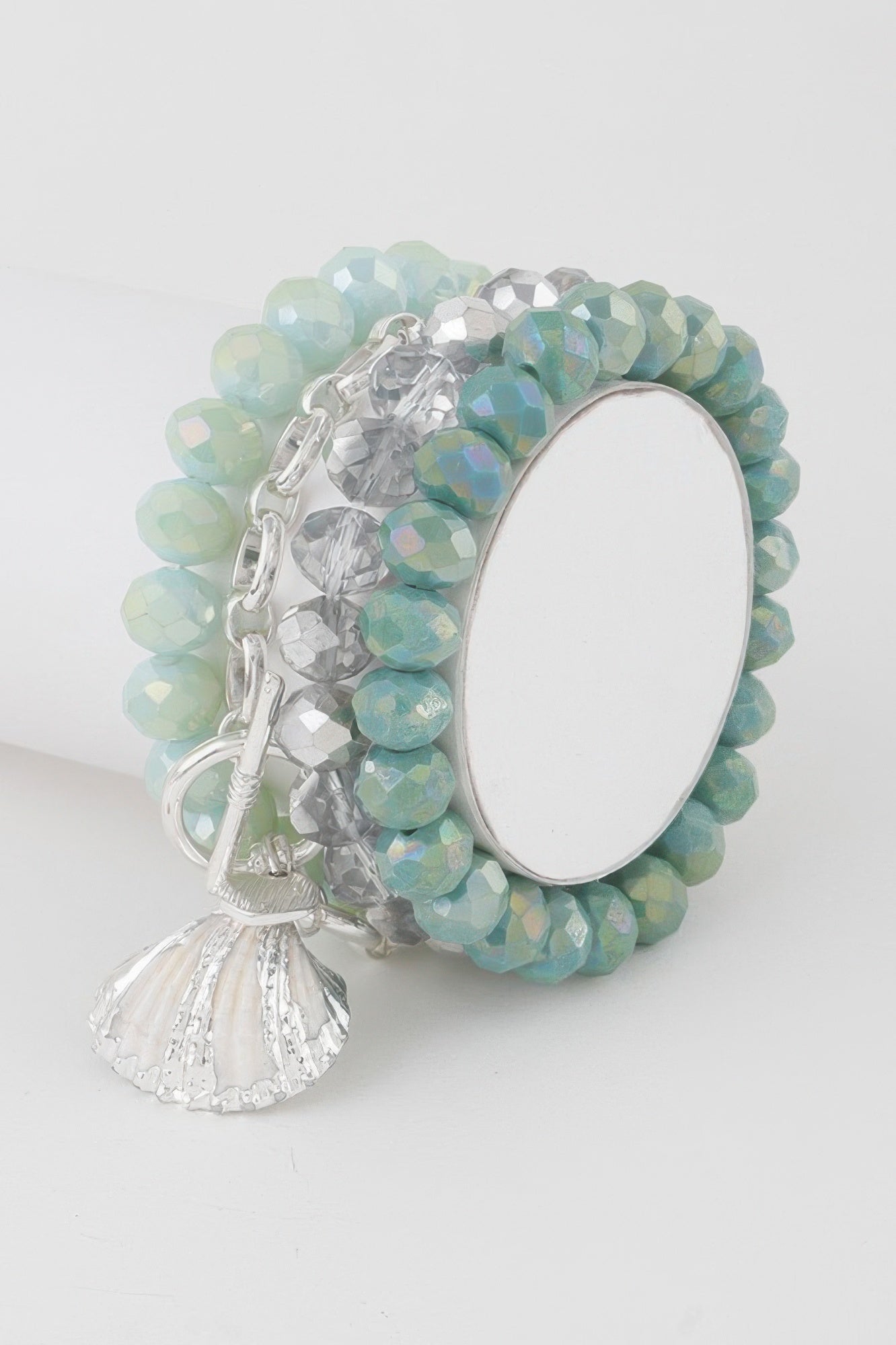 MONTAUK Seashell Crystal Bracelet | Coastal Luxe BYMANYC ® New York-0