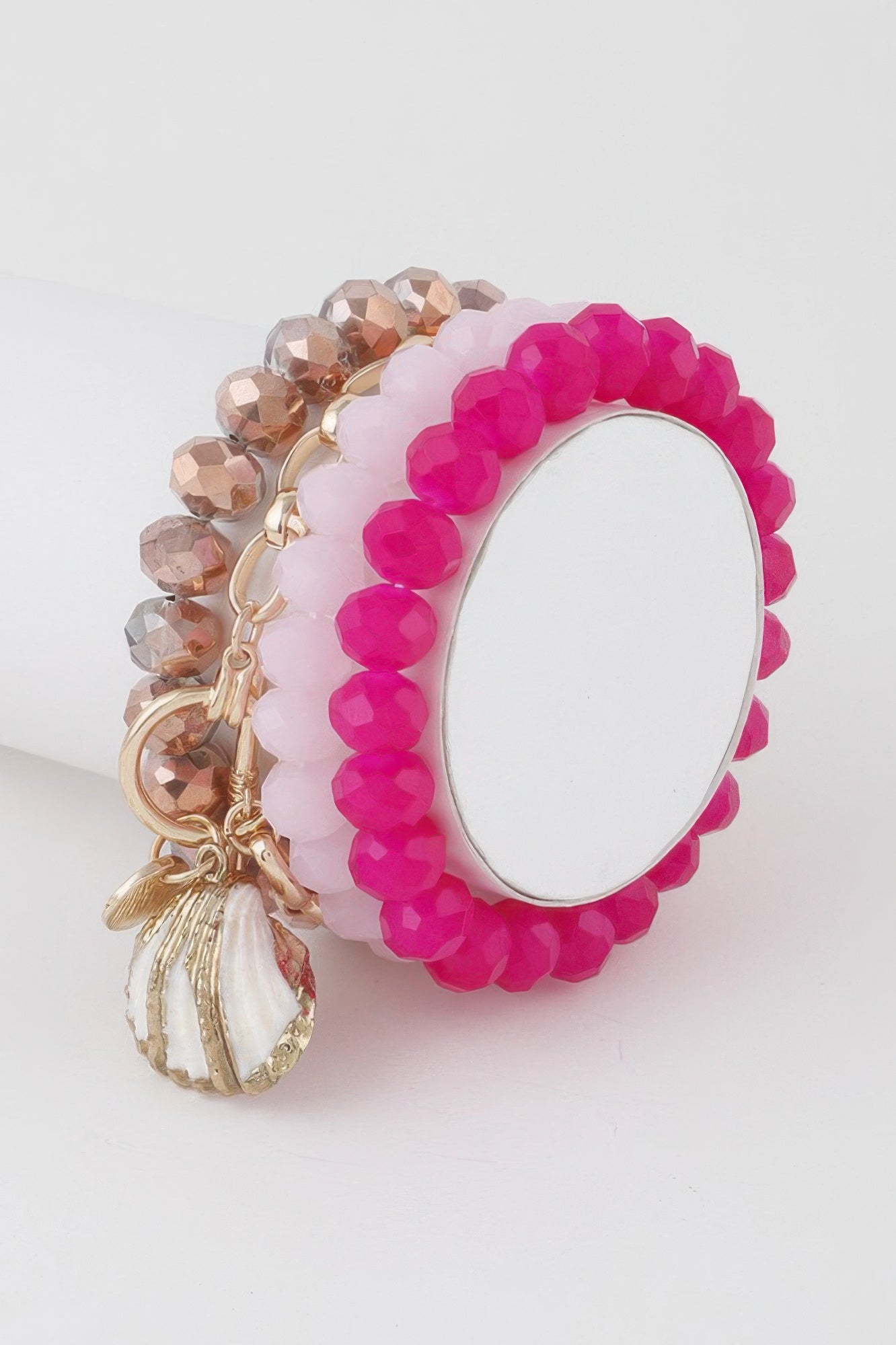MONTAUK Seashell Crystal Bracelet | Coastal Luxe BYMANYC ® New York-1