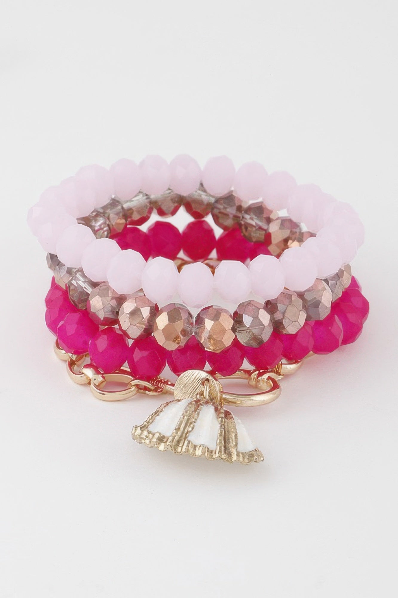 MONTAUK Seashell Crystal Bracelet | Coastal Luxe BYMANYC ® New York-2