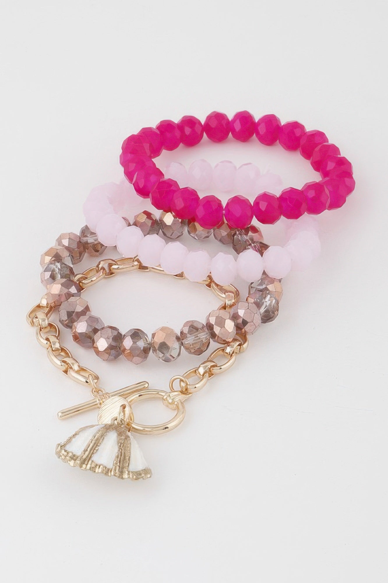 MONTAUK Seashell Crystal Bracelet | Coastal Luxe BYMANYC ® New York-3