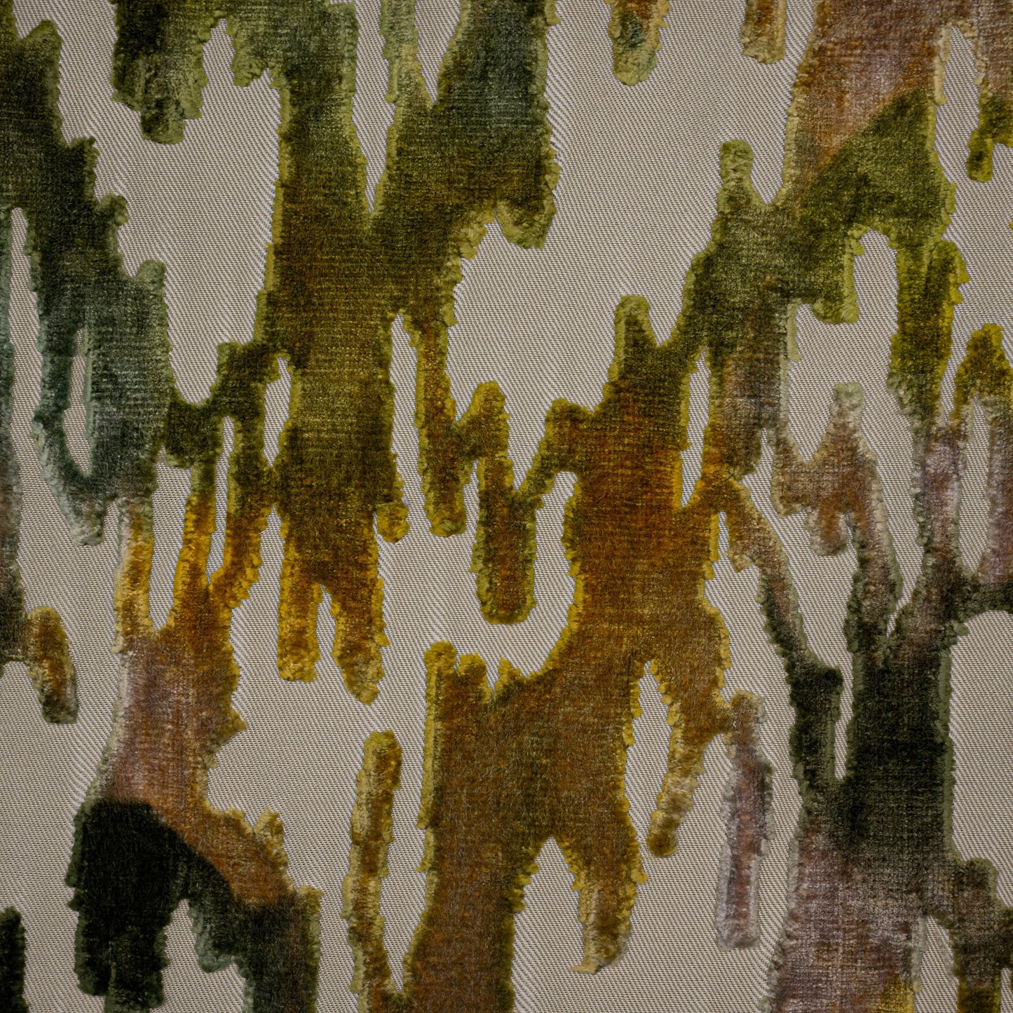 MONTEGO - PRINTED RAYON CUT VELVET JACQUARD DESIGN UPHOLSTERY FABRIC BY THE YARD