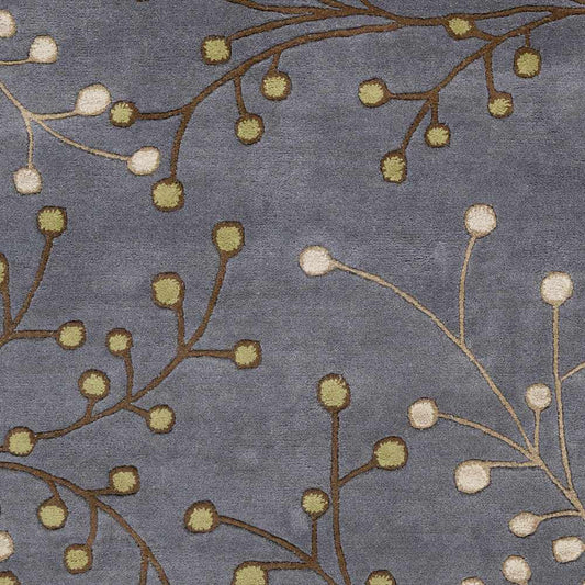 Sample Elsu Brown Beige Wool Rug-0