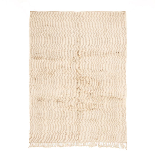 Sandy Blonde - Luxury Shag Moroccan Rug-0
