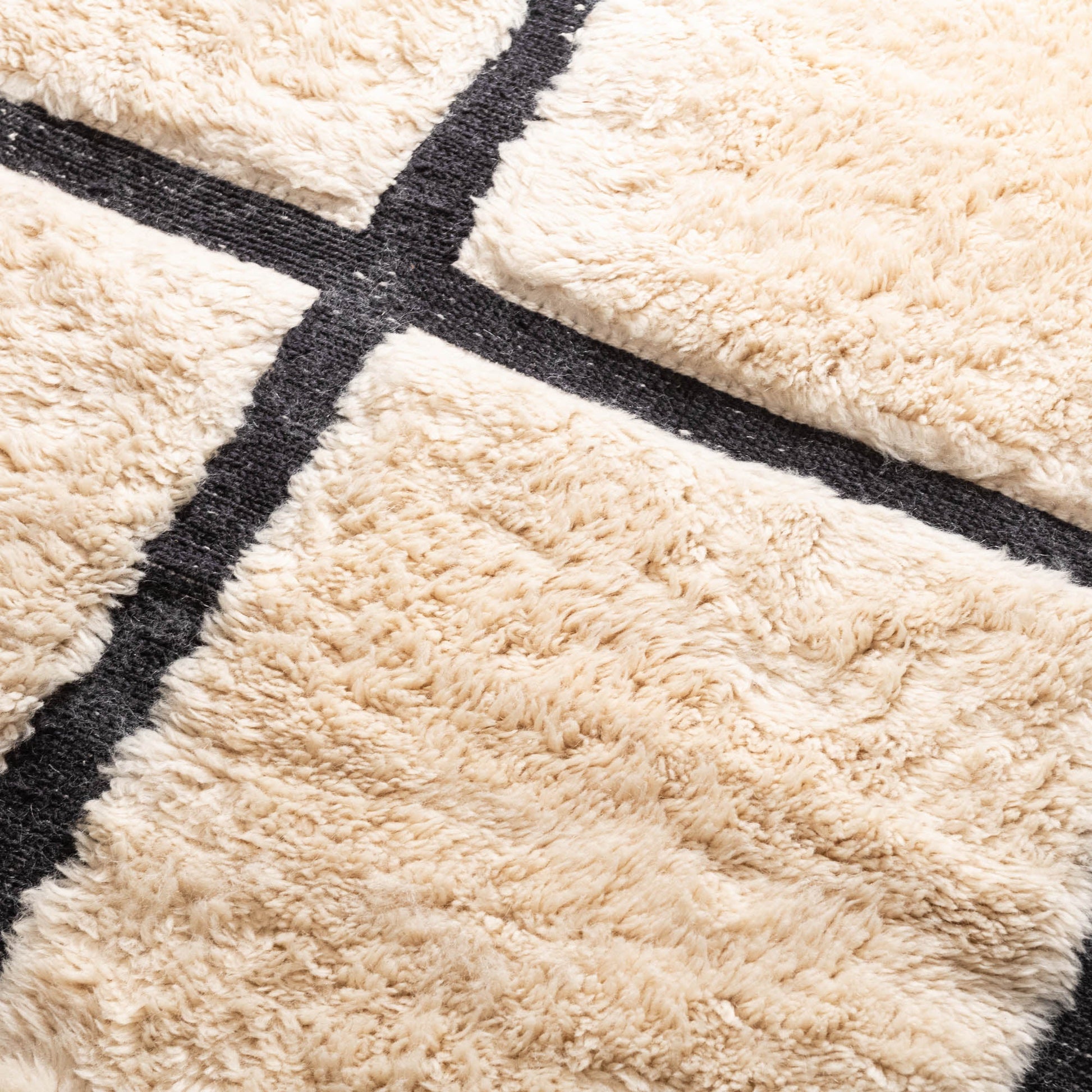 Unbalanced Ratio - Luxury Shag Moroccan Rug-2