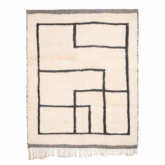 Unbalanced Ratio - Luxury Shag Moroccan Rug-0