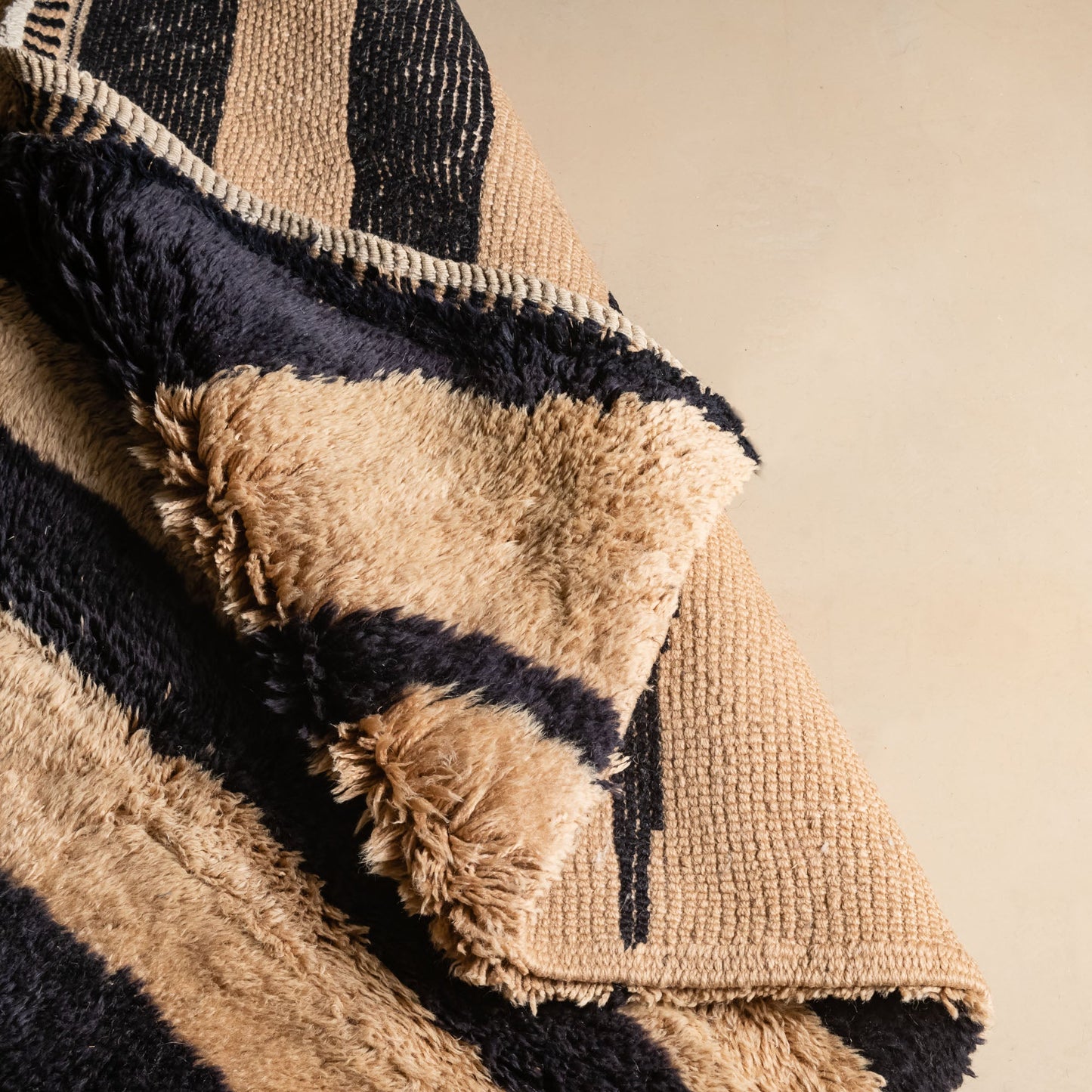 Wild Stripes - Luxury Shag Moroccan Rug-3