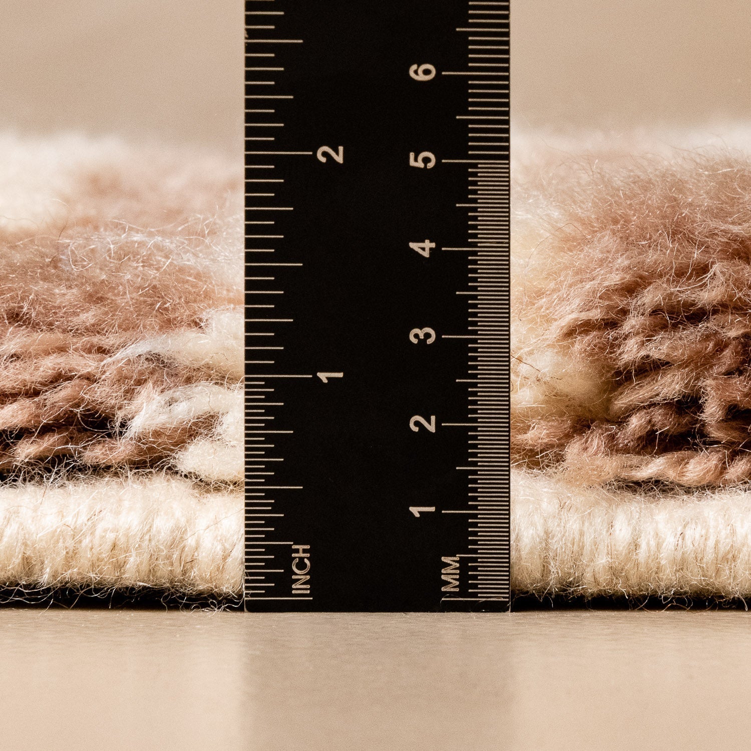 Shimmering Sands - Luxury Shag Moroccan Rug-4