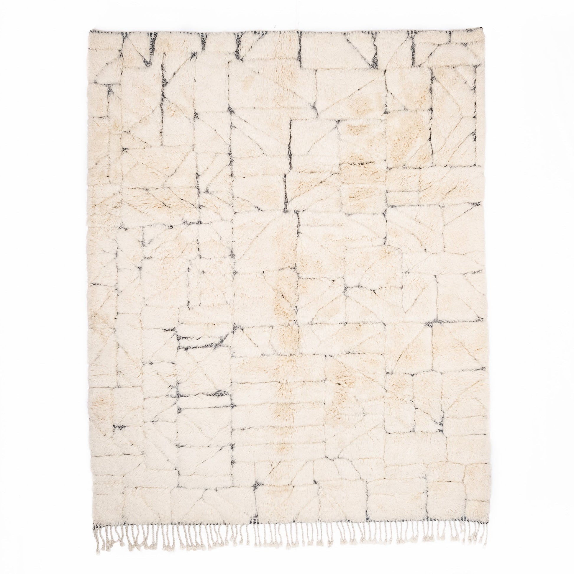 Fragmented Memories - Luxury Shag Moroccan Rug-0