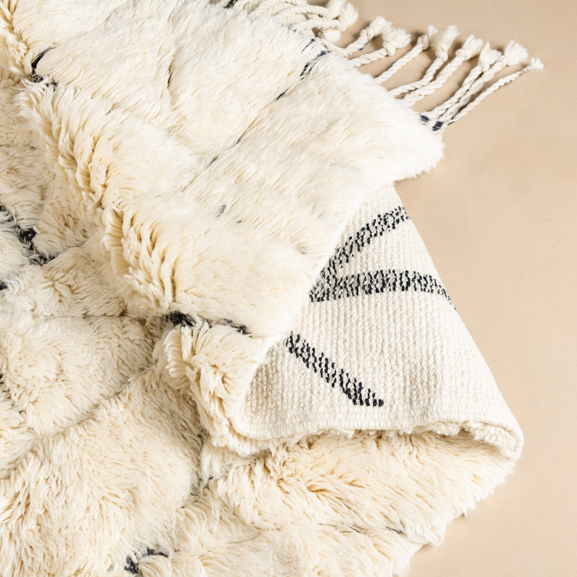 Fragmented Memories - Luxury Shag Moroccan Rug-3