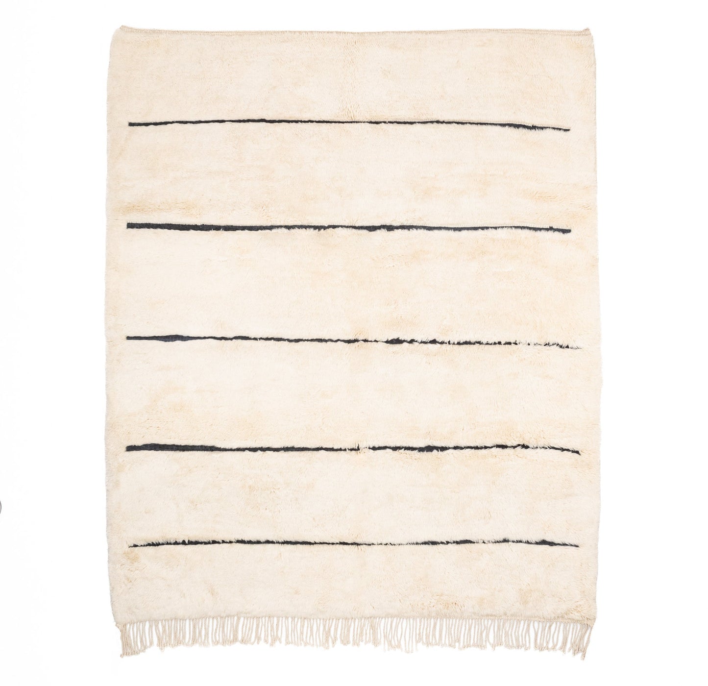 Symetrical Lines - Luxury Shag Moroccan Rug-0