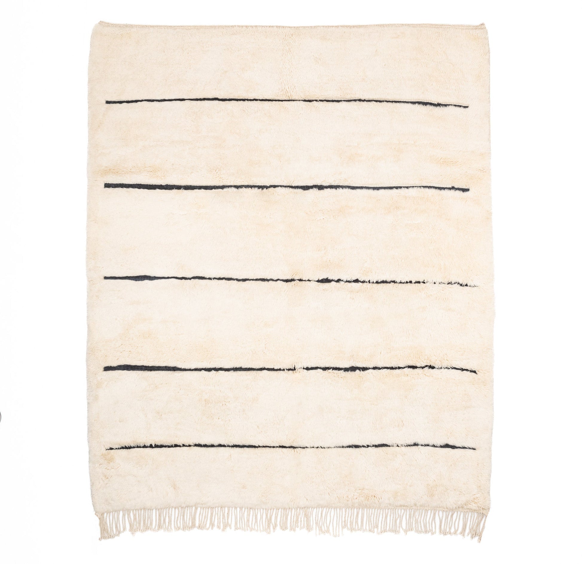 Symetrical Lines - Luxury Shag Moroccan Rug-0