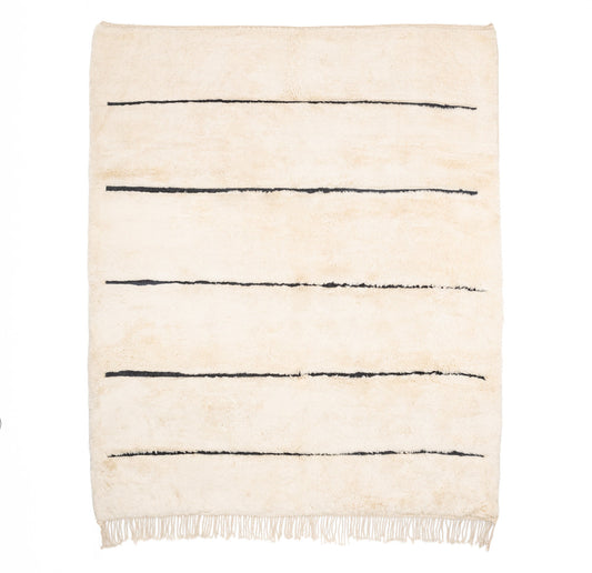 Symetrical Lines - Luxury Shag Moroccan Rug-0