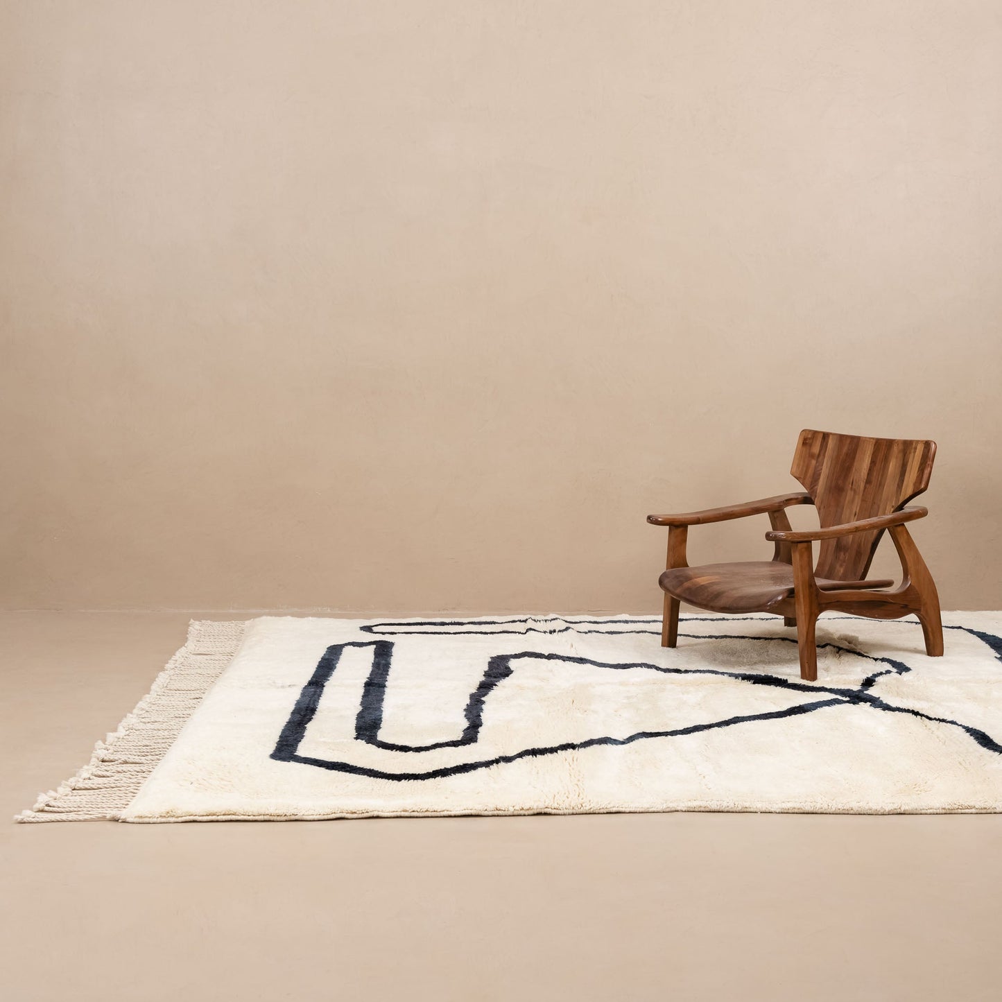 Treasure Map - Luxury Shag Moroccan Rug-1