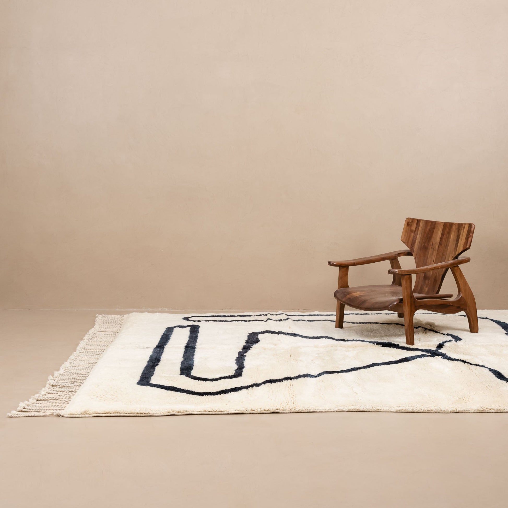Treasure Map - Luxury Shag Moroccan Rug-1