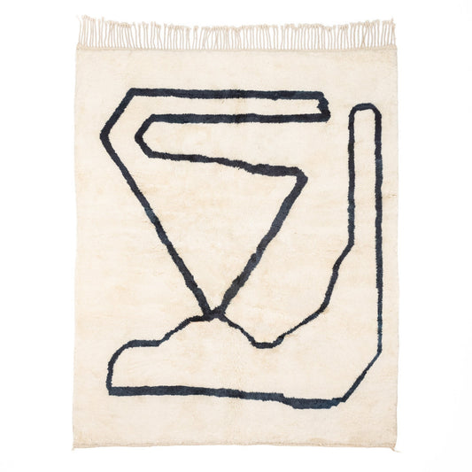 Treasure Map - Luxury Shag Moroccan Rug-0