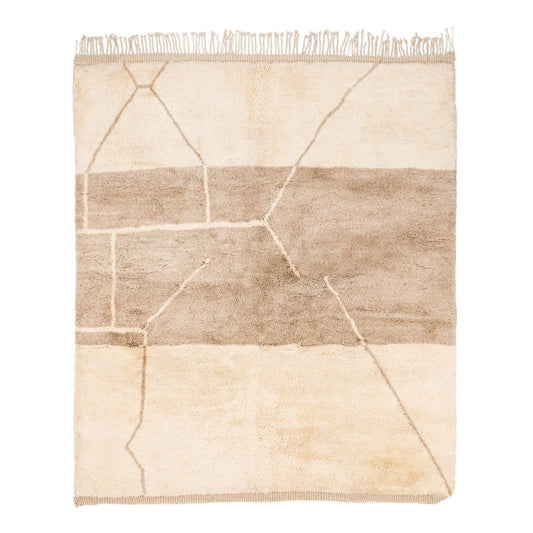 Pale Elegance - Luxury Shag Moroccan Rug-0