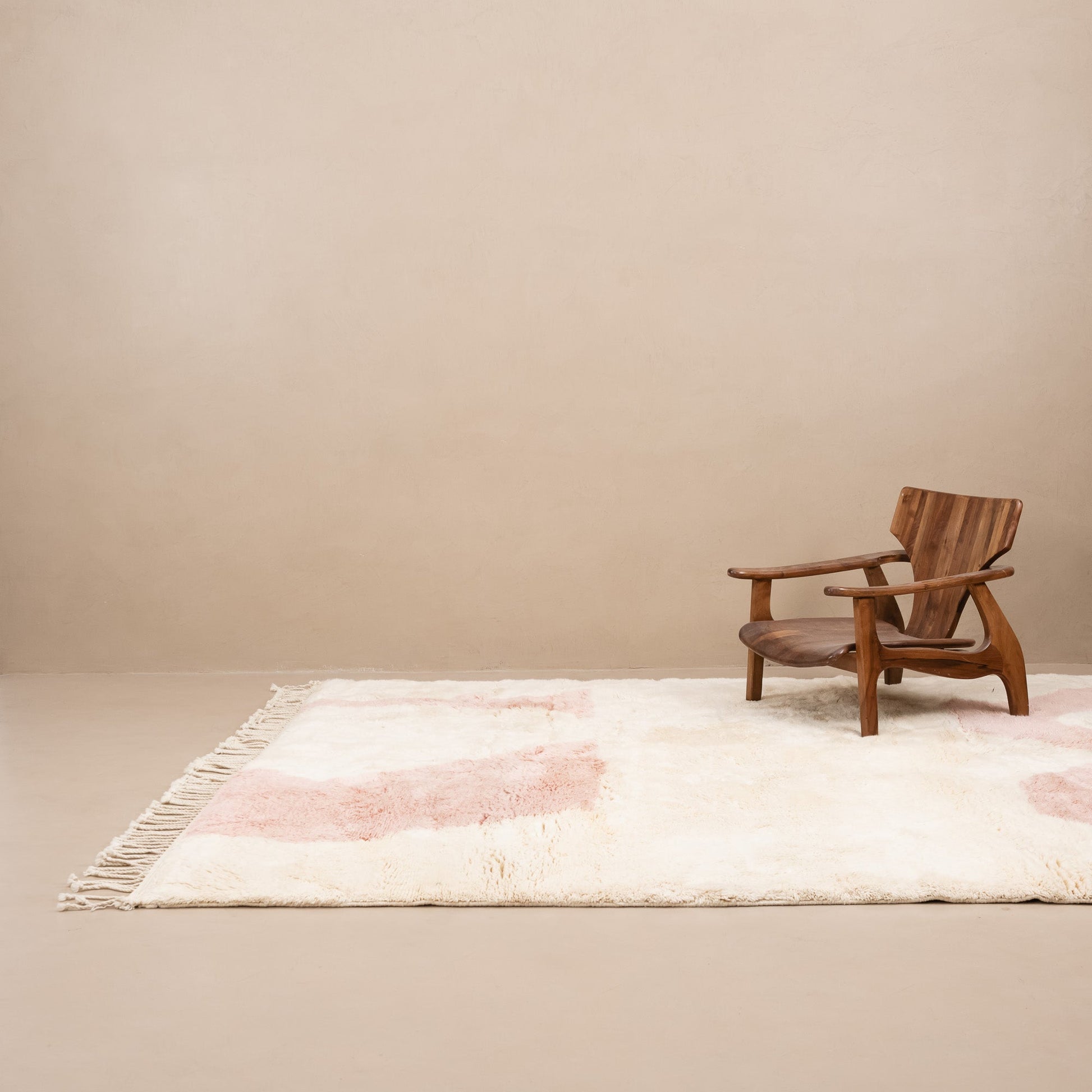 Soft Echoes - Luxury Shag Moroccan Rug-1
