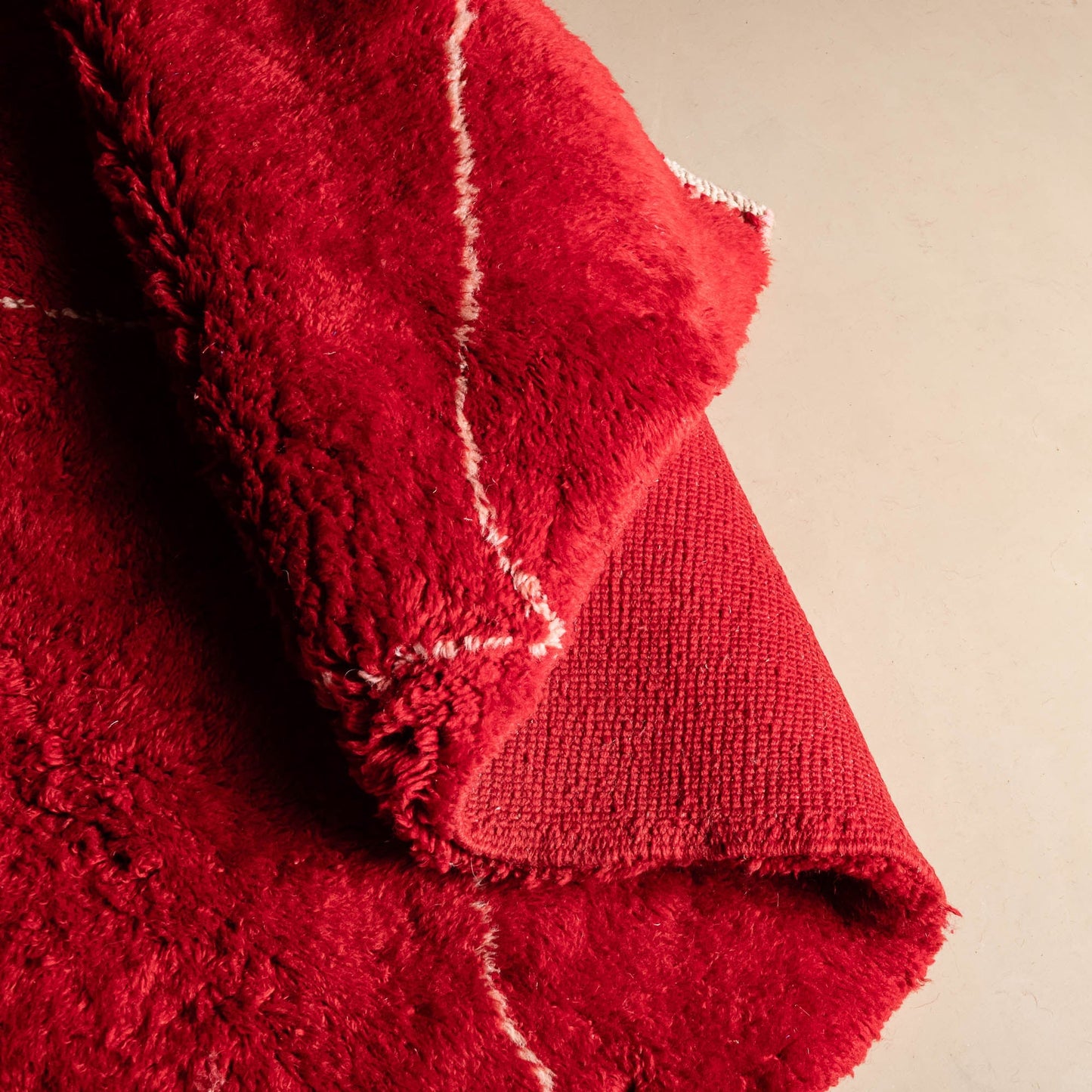Ruby Rhapsody - Luxury Shag Moroccan Rug-3
