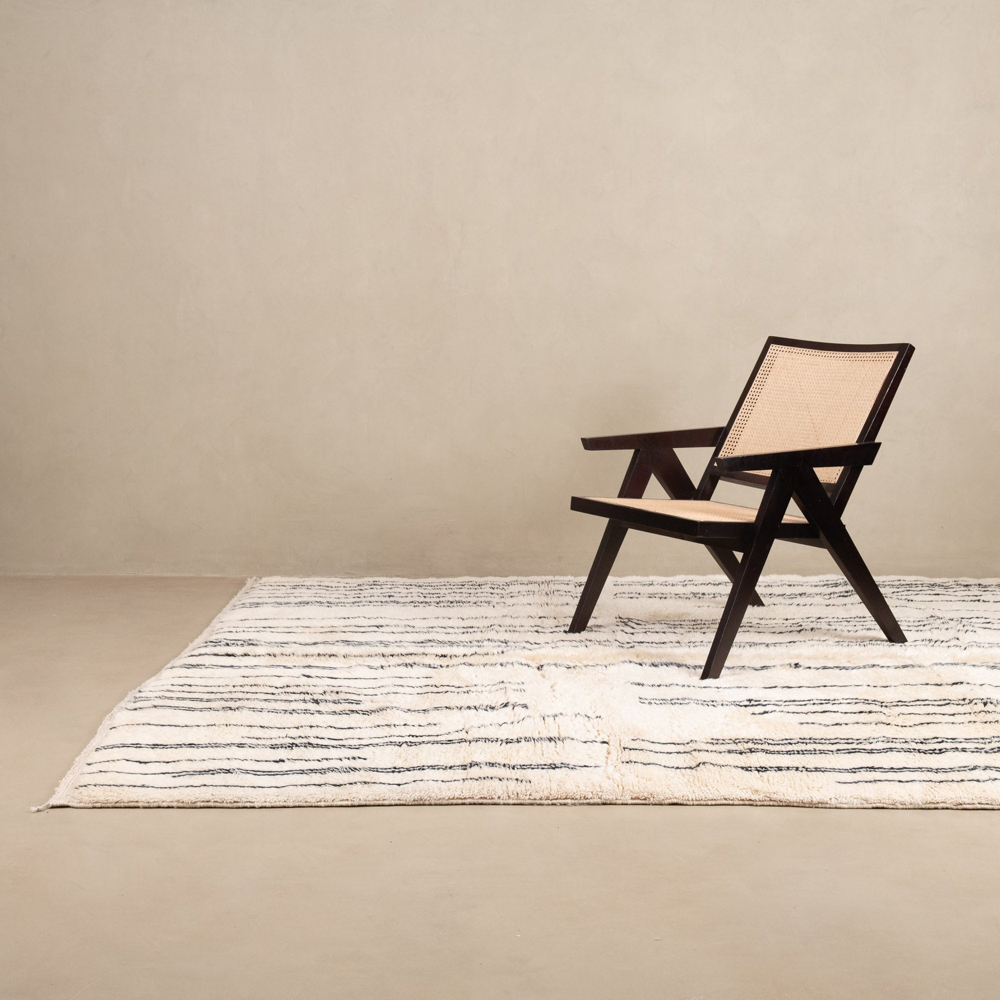 Metro Lines - Luxury Shag Moroccan Rug-1