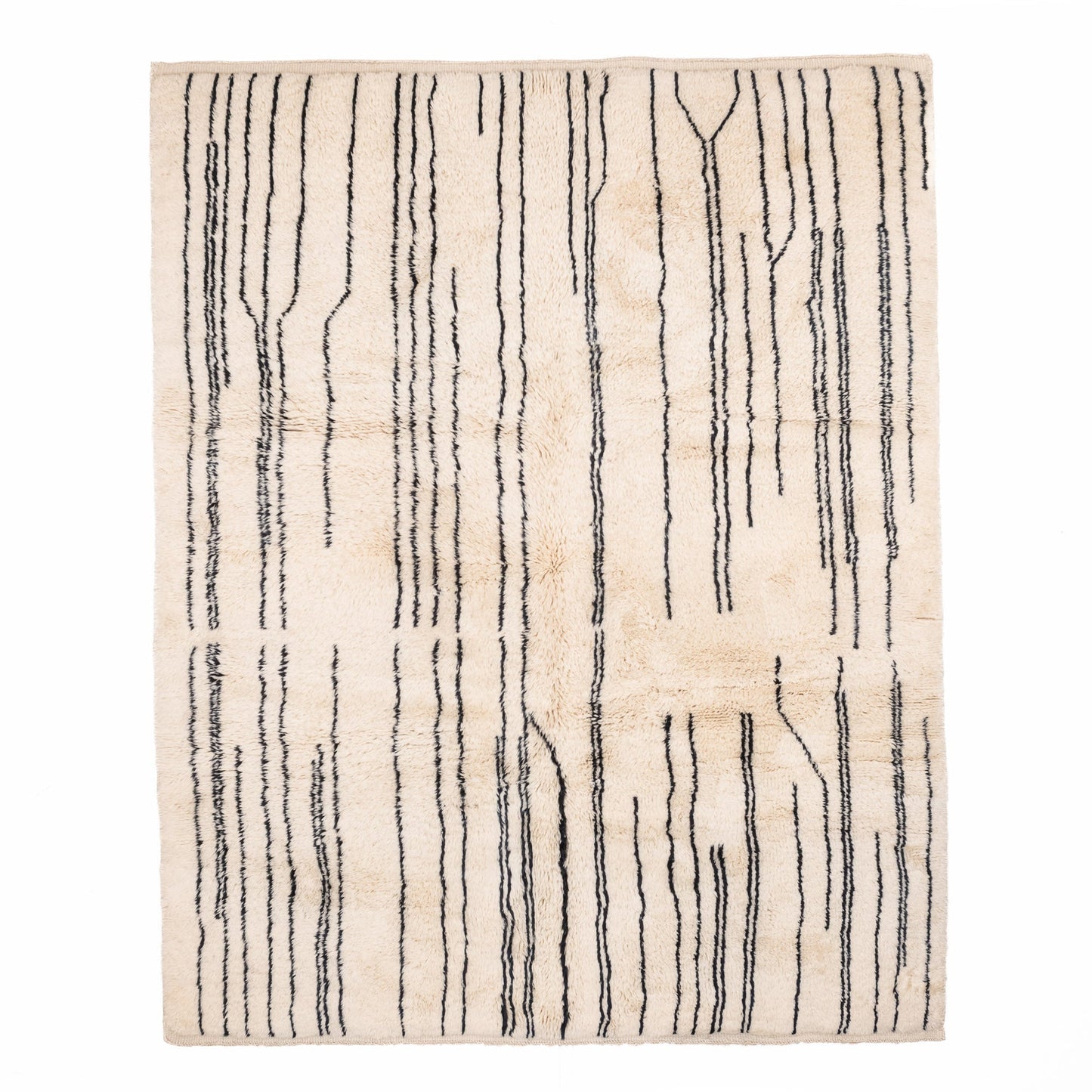 Metro Lines - Luxury Shag Moroccan Rug-0