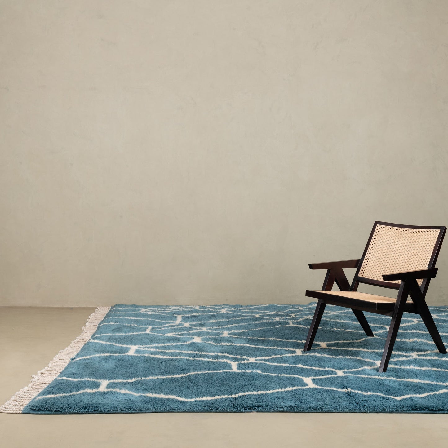 Ocean Mosaic - Luxury Shag Moroccan Rug-1