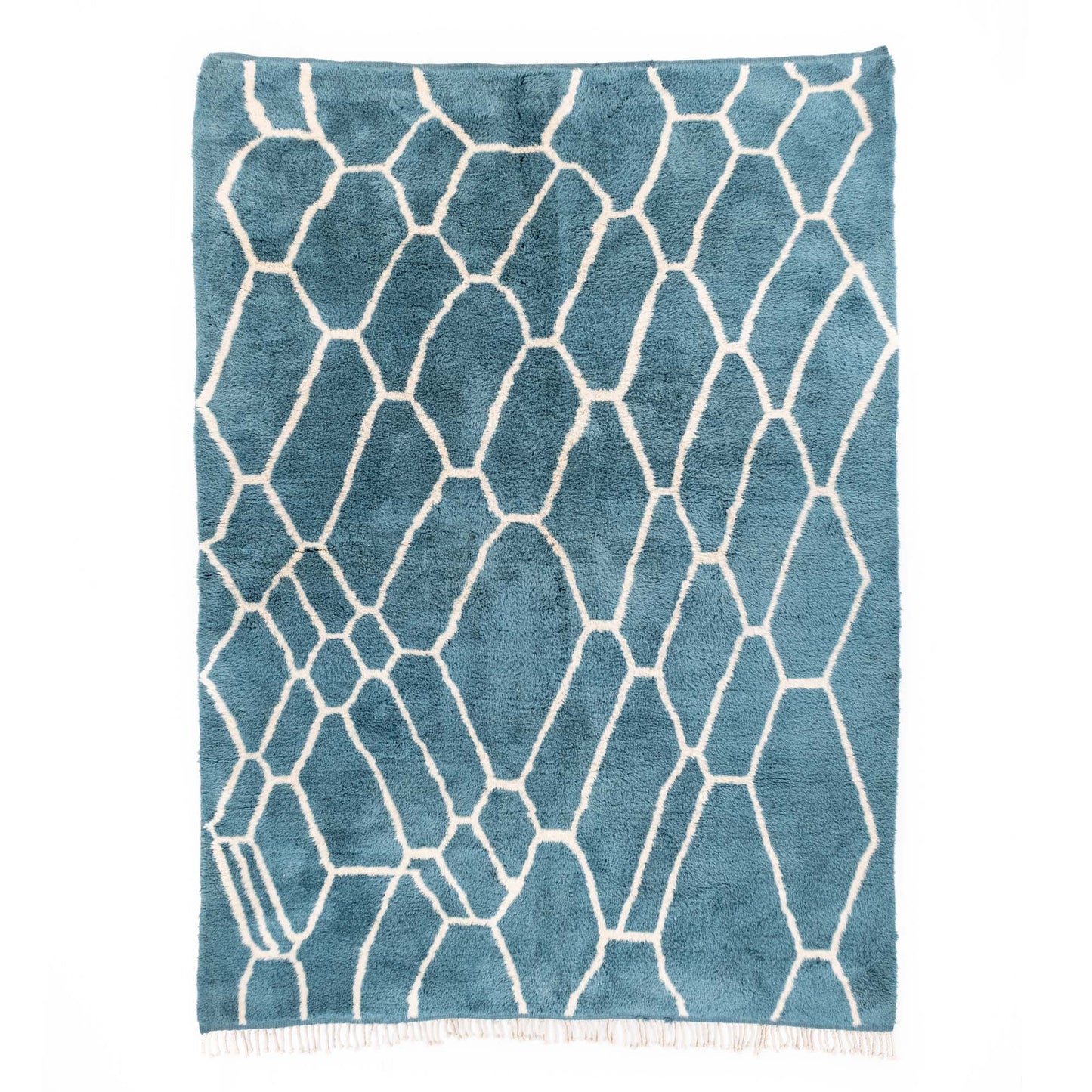 Ocean Mosaic - Luxury Shag Moroccan Rug-0