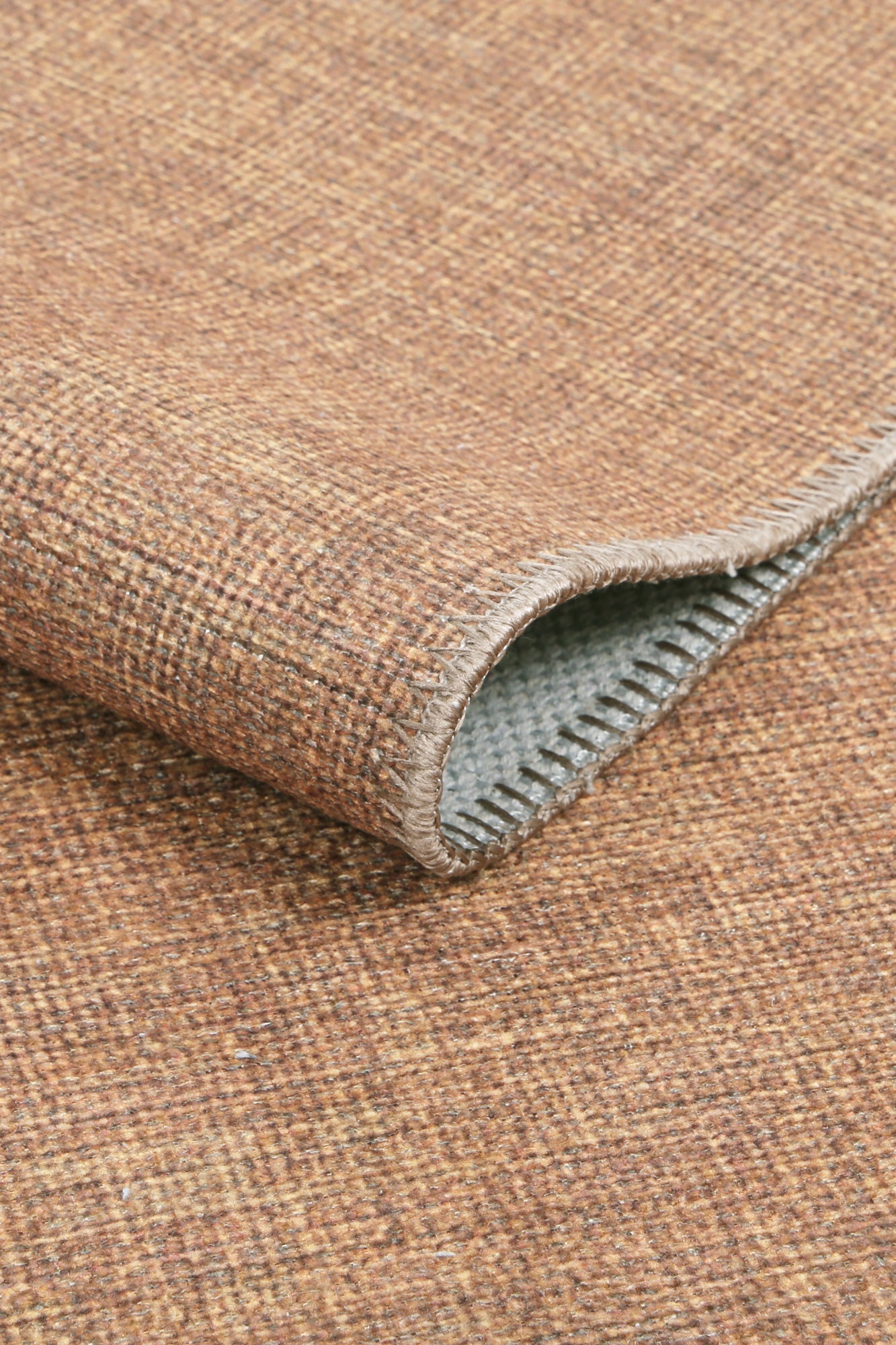Urban Mustard Solid in Brown : Runner Rug-3