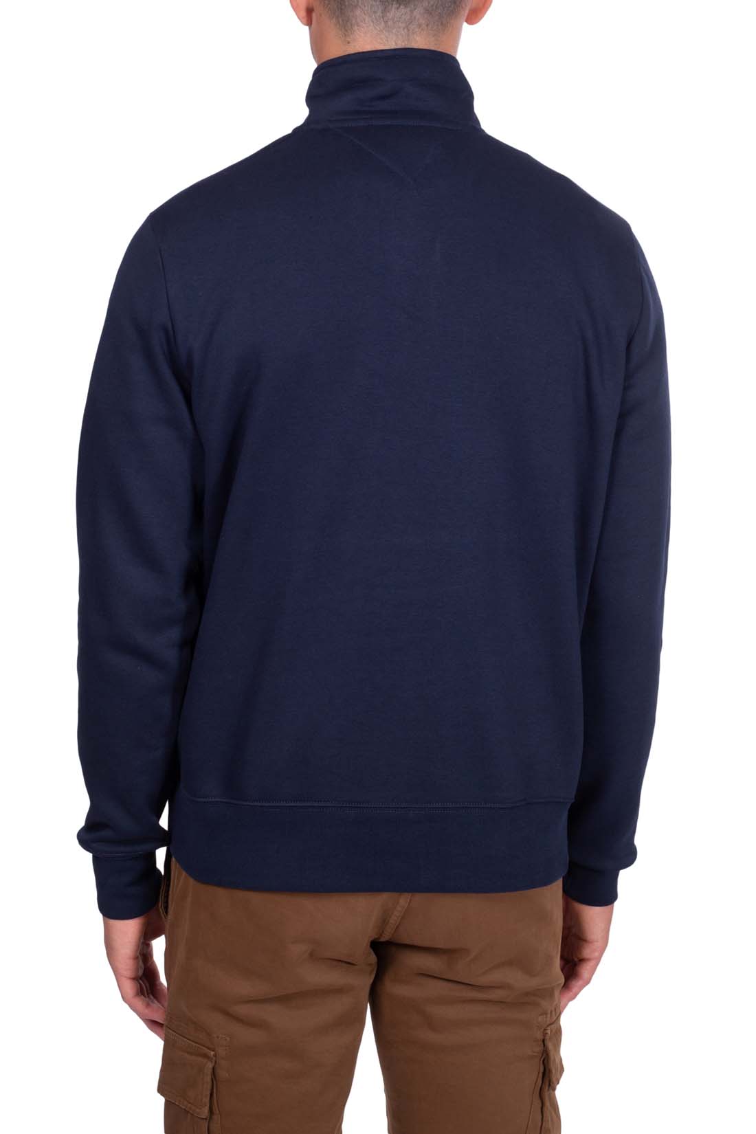 TOMMY HILFIGER - Men's relaxed sweatshirt with half zip  - Size XXL-14