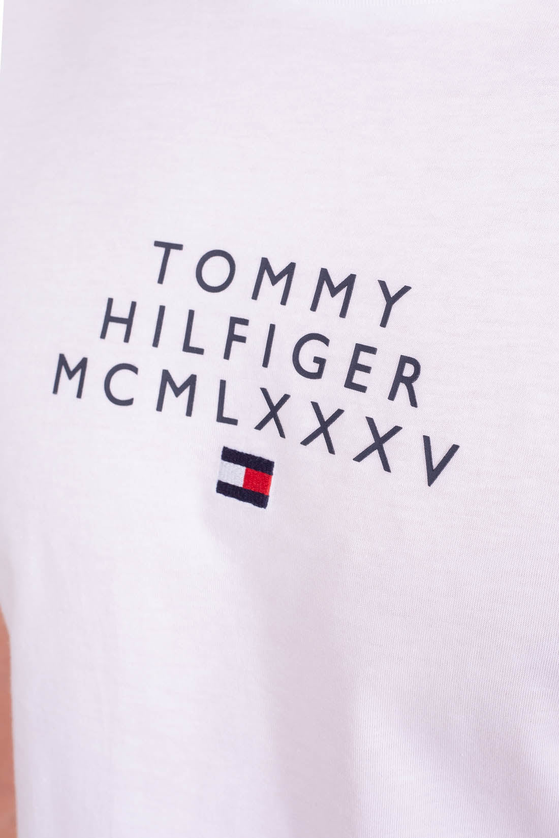 TOMMY HILFIGER - Men's basic logo T-shirt  - Size XXL