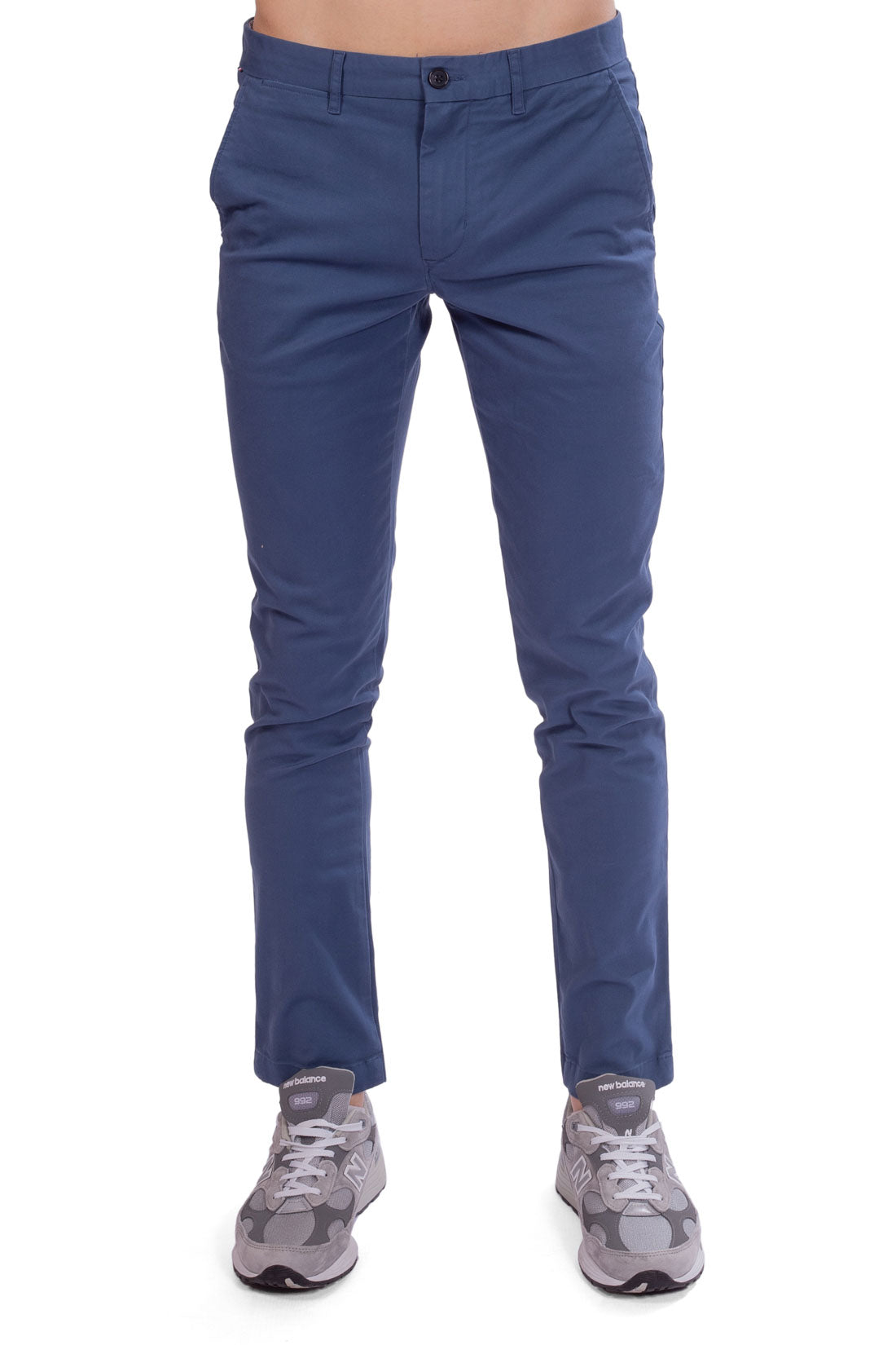 TOMMY HILFIGER - Men's regular plain chino with logo-1