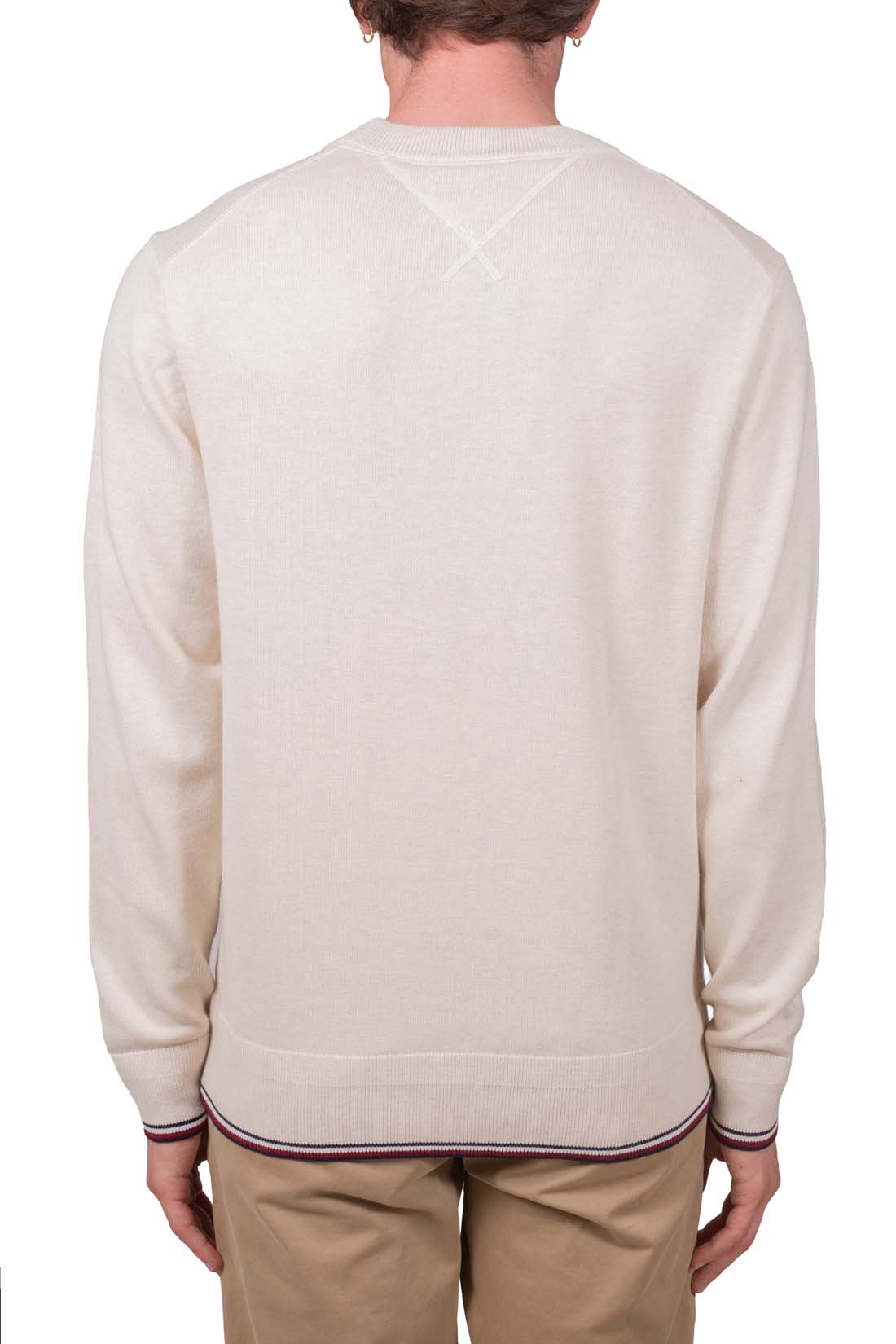 TOMMY HILFIGER - Men's regular pullover with signature piping-10
