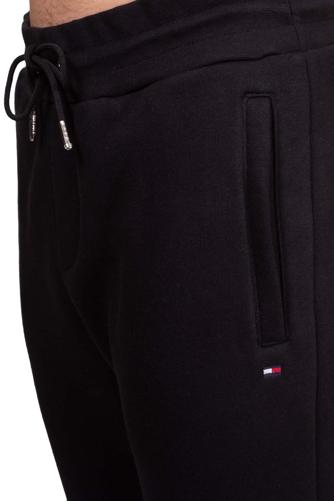 TOMMY HILFIGER - Pantaloni sportivi uomo con ricamo flag  - Taglia L-0