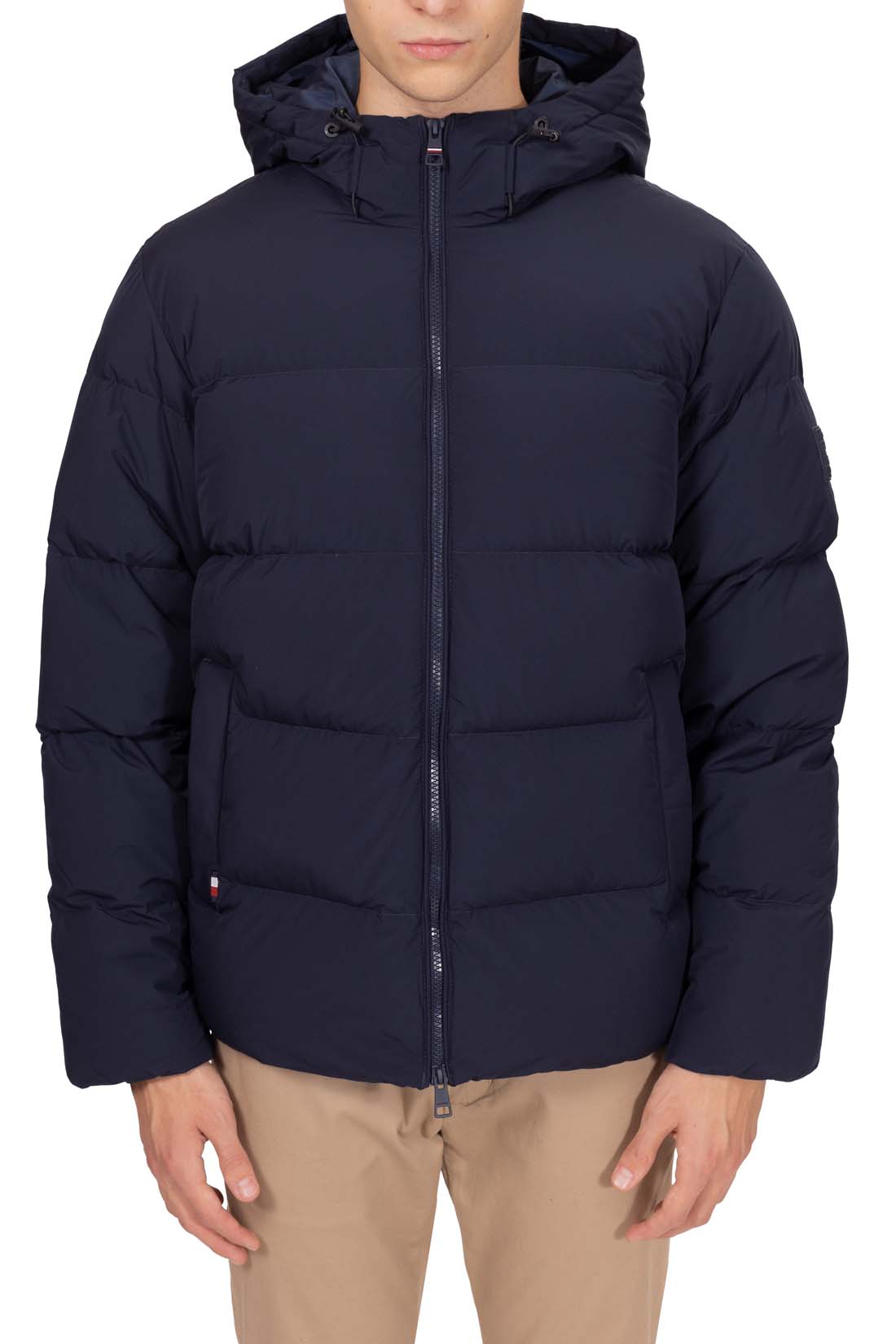 TOMMY HILFIGER - Men's waterproof down jacket with hood-23