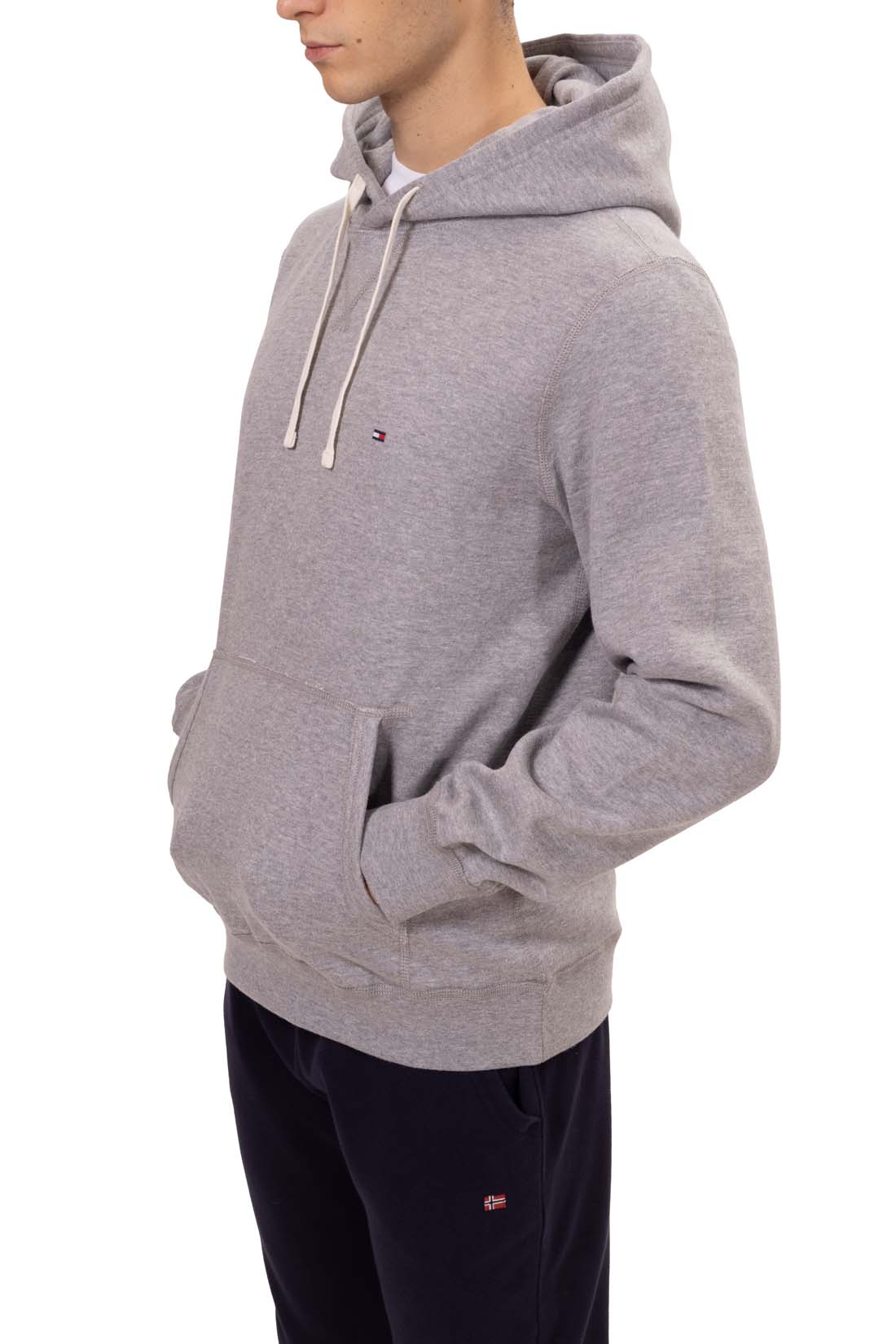 TOMMY HILFIGER - Men's winter hoodie with logo  - Size XXL-49
